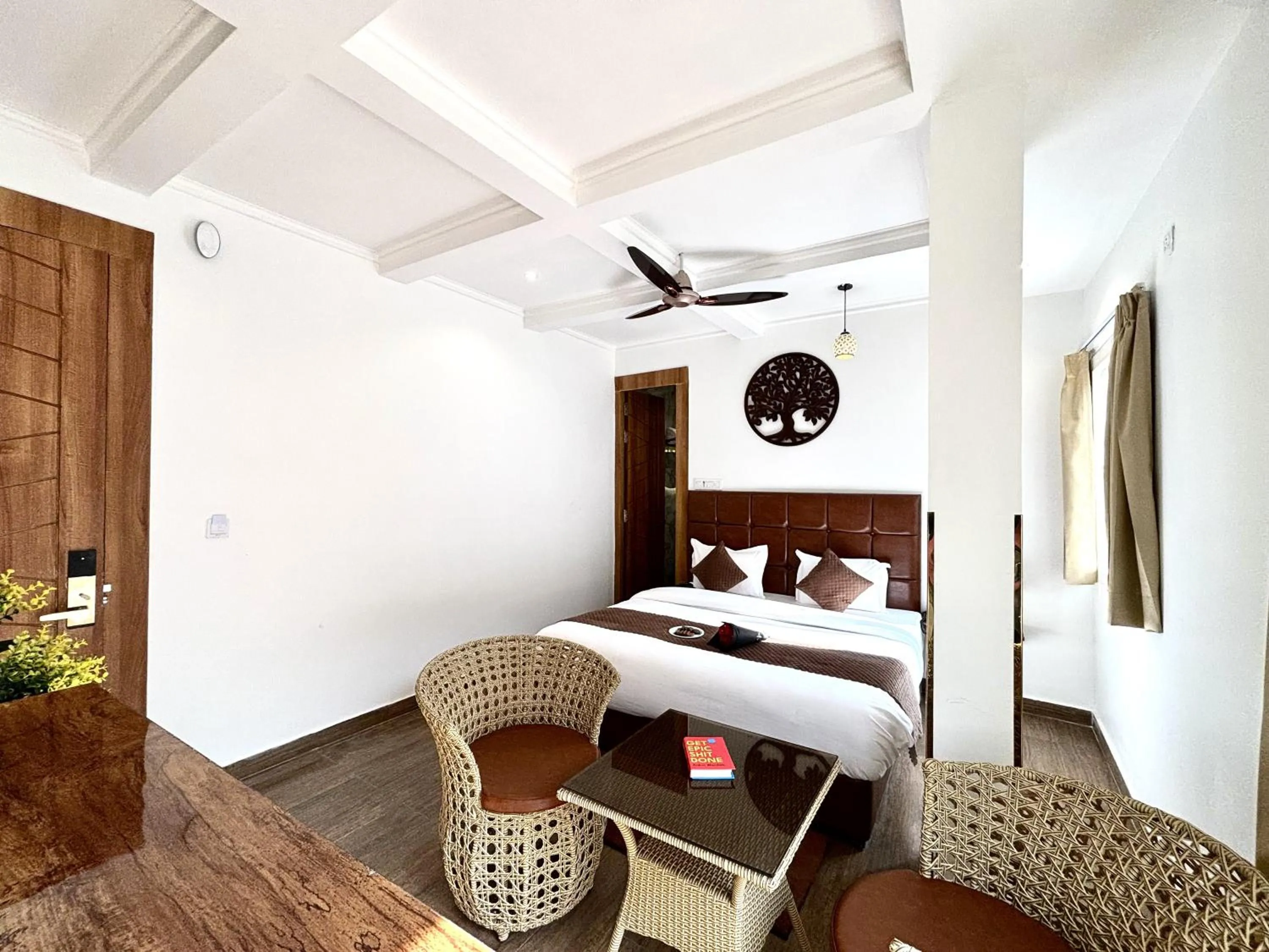 Bedroom, Bed in Check Inn Homes, Rishikesh Tapovan