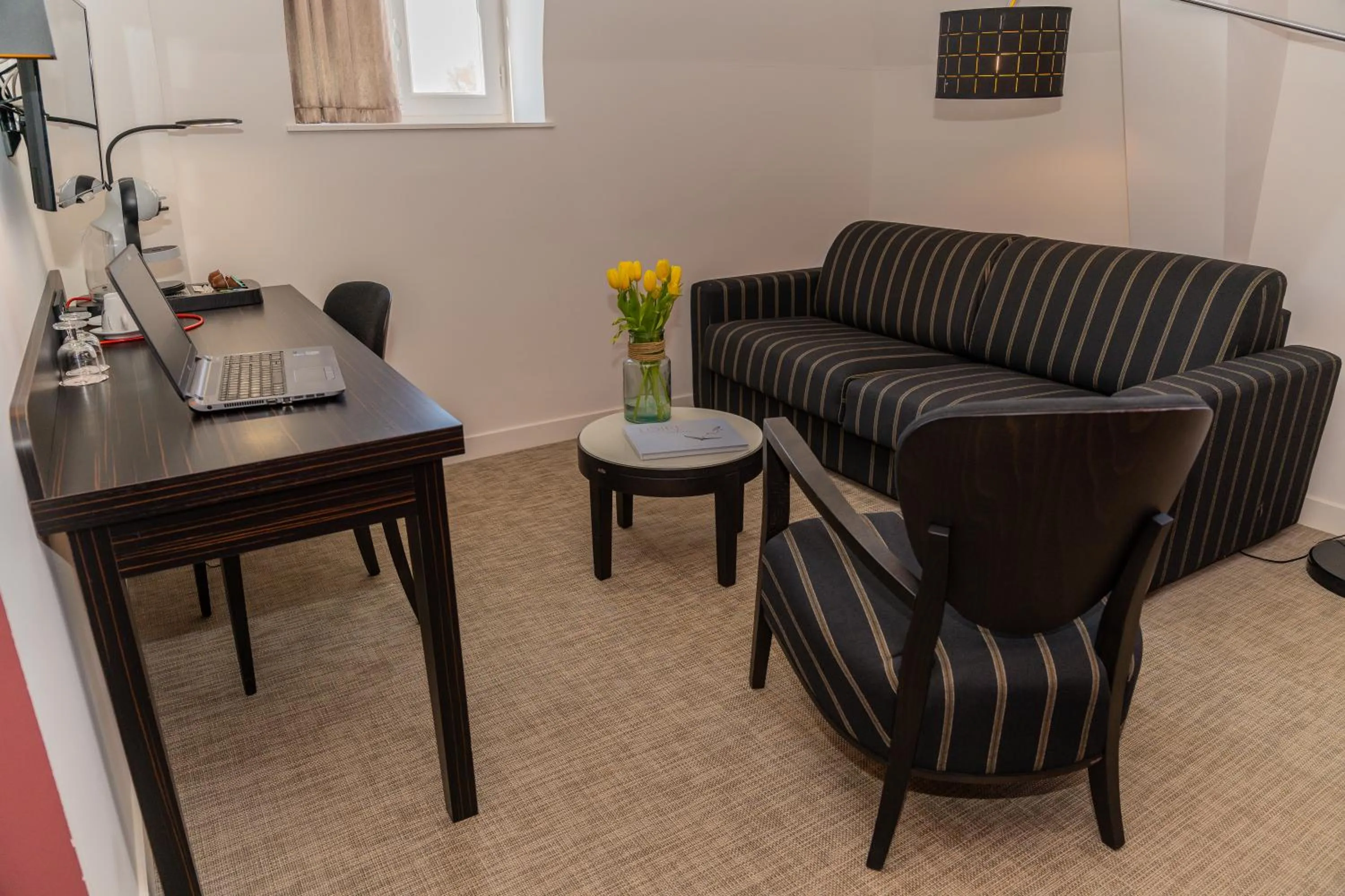 Living room in Les 3 Lieux - Hôtel, Restaurant, Espace sensoriel