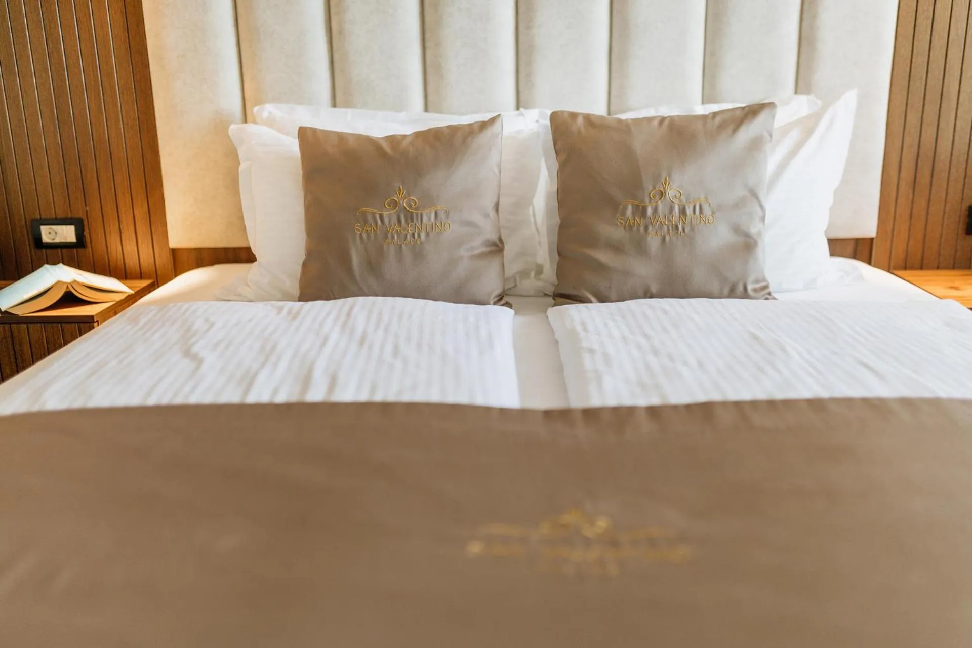 Bed in San Valentino Palace, Umag city center