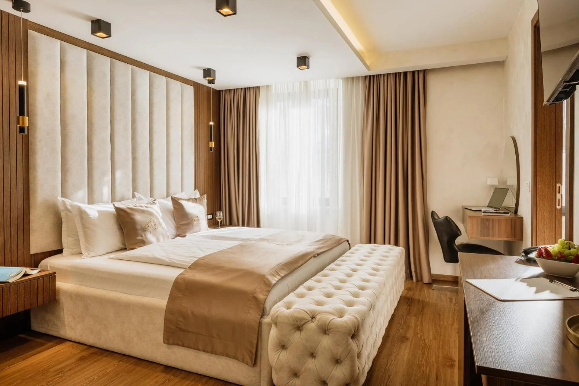 Bed in San Valentino Palace, Umag city center