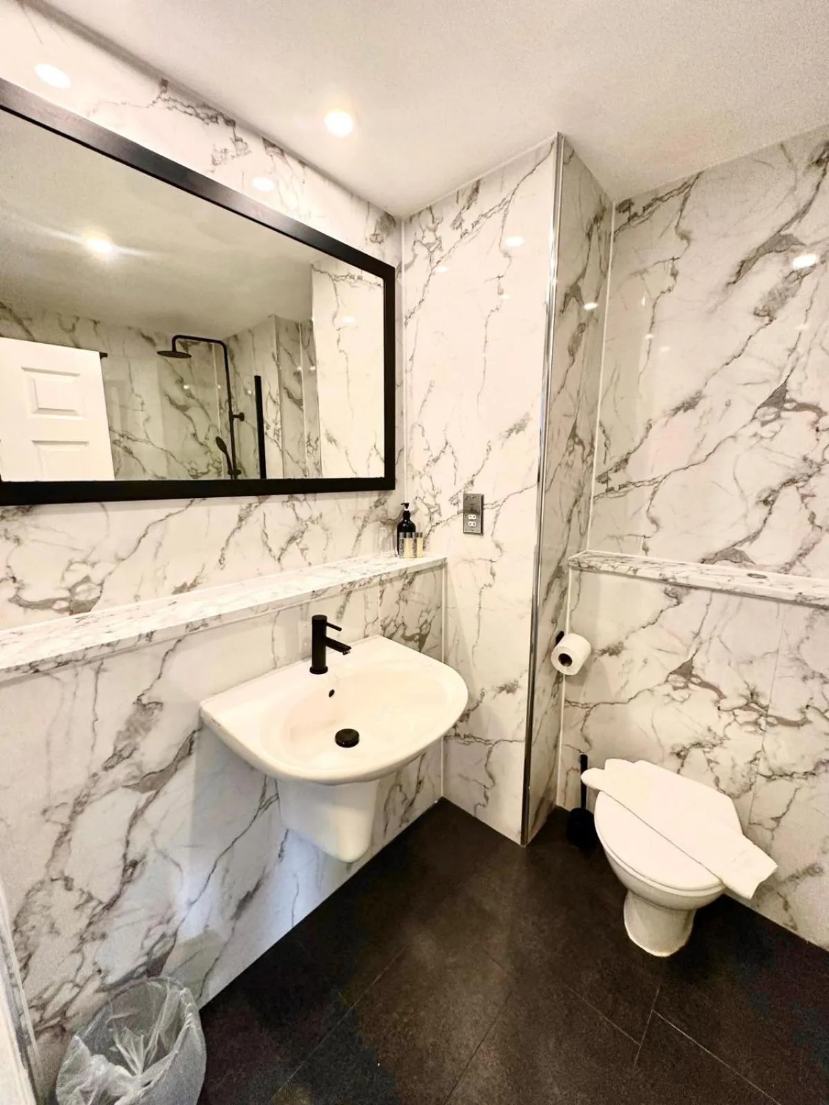 Bathroom in Dancenter Birmingham Airport near NEC