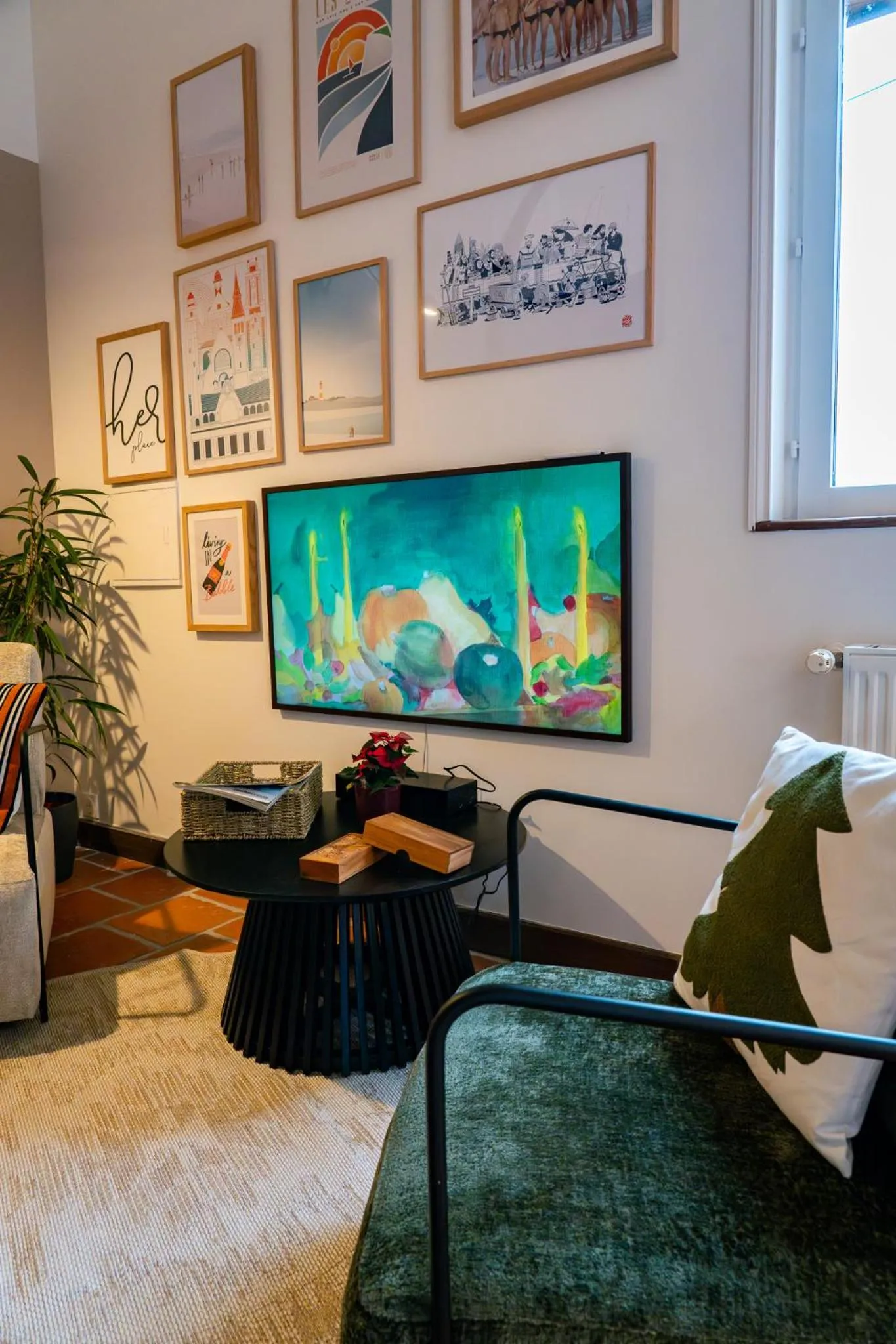 Living room in Les Charmes du Petit Pré