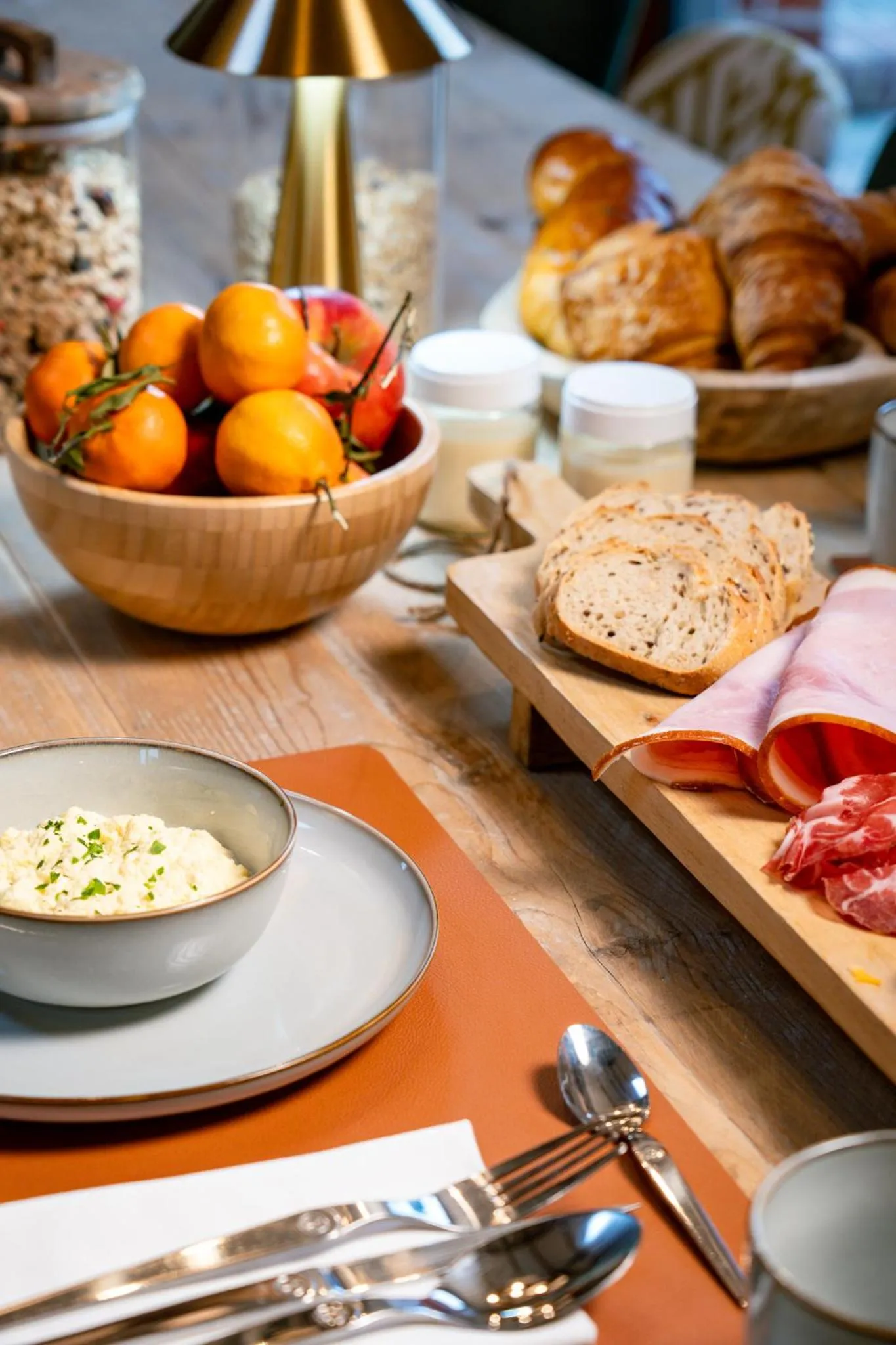 Food and drinks in Les Charmes du Petit Pré