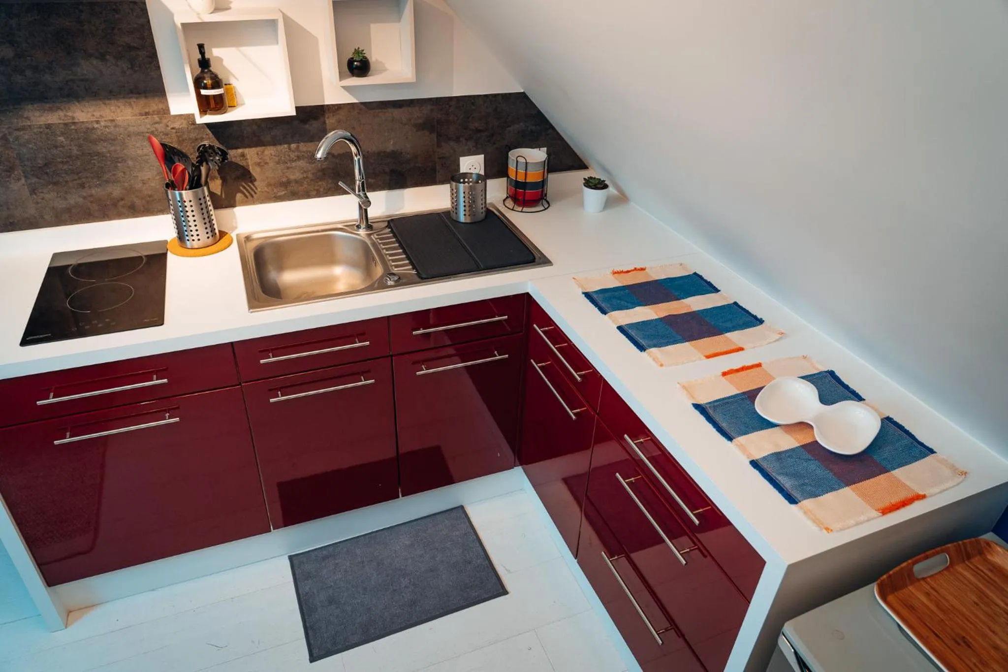 Kitchen or kitchenette in Les Charmes du Petit Pré