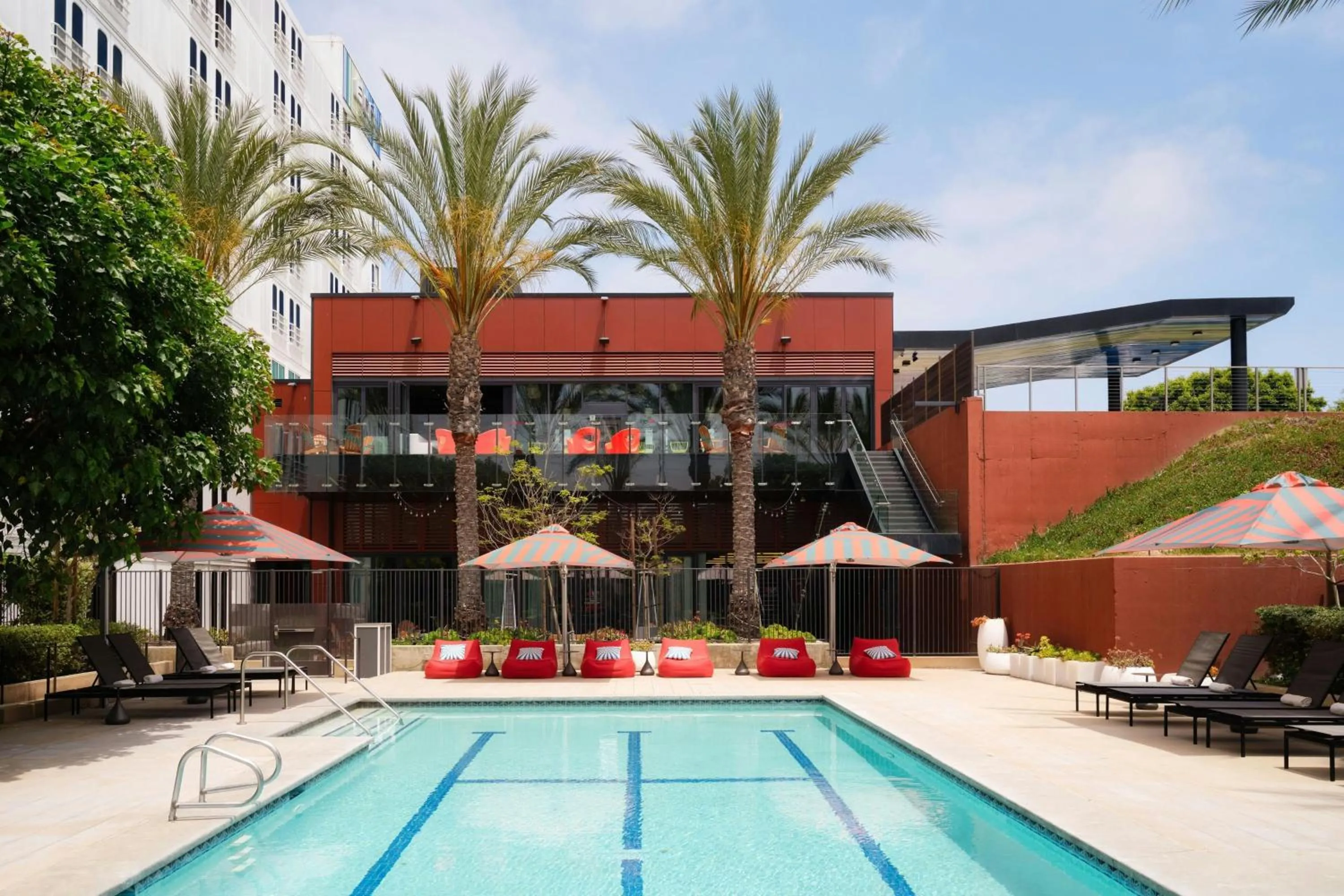 Swimming pool in Aloft El Segundo - Los Angeles Airport