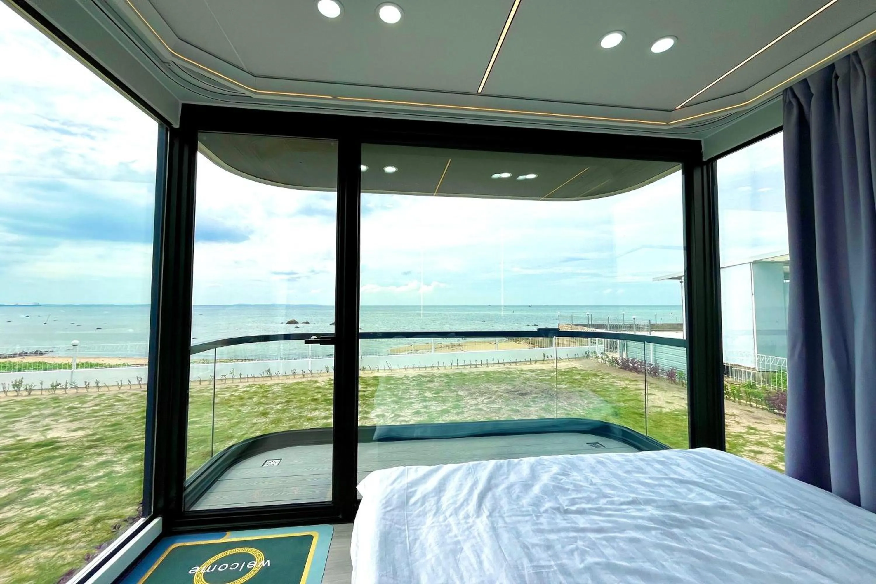 Bed in Saga Village Hotel & Resort Bintan