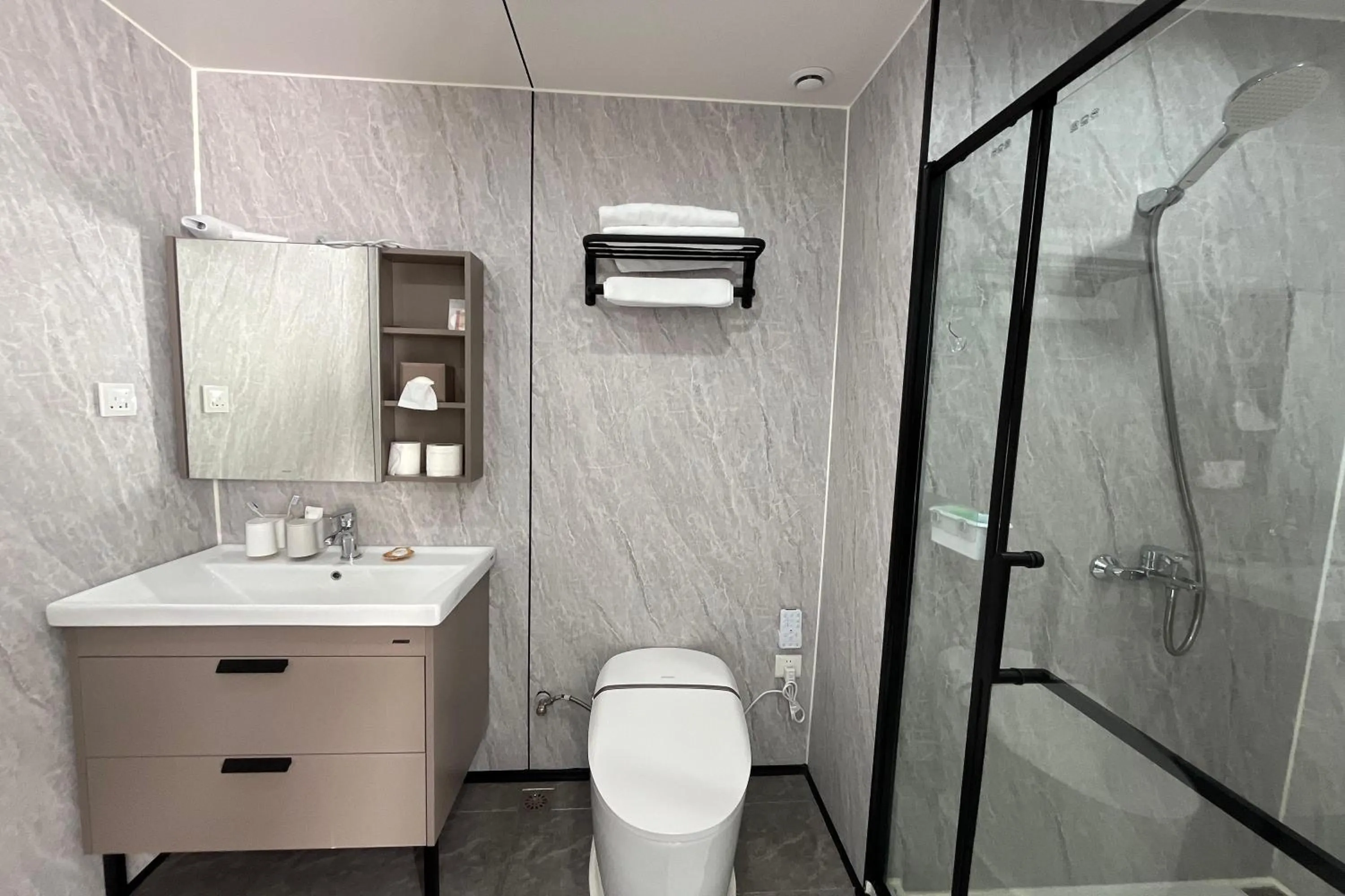 Shower in Saga Village Hotel & Resort Bintan