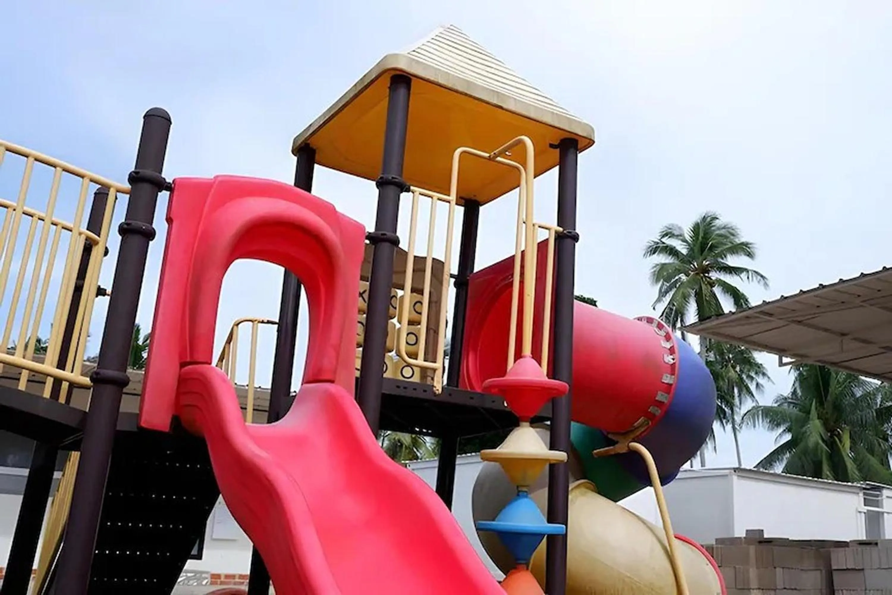Children play ground in Saga Village Hotel & Resort Bintan