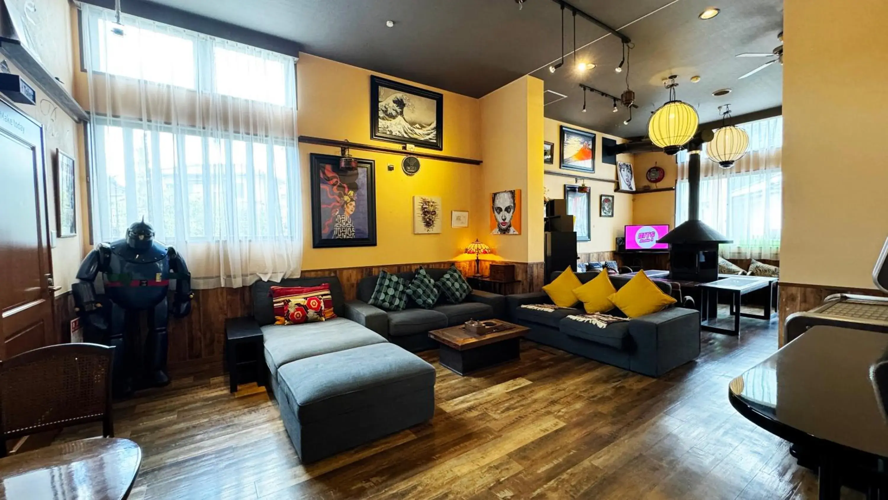 Lobby or reception in Yufuin Tabinokura Lobby or reception in Yufuin Tabinokura