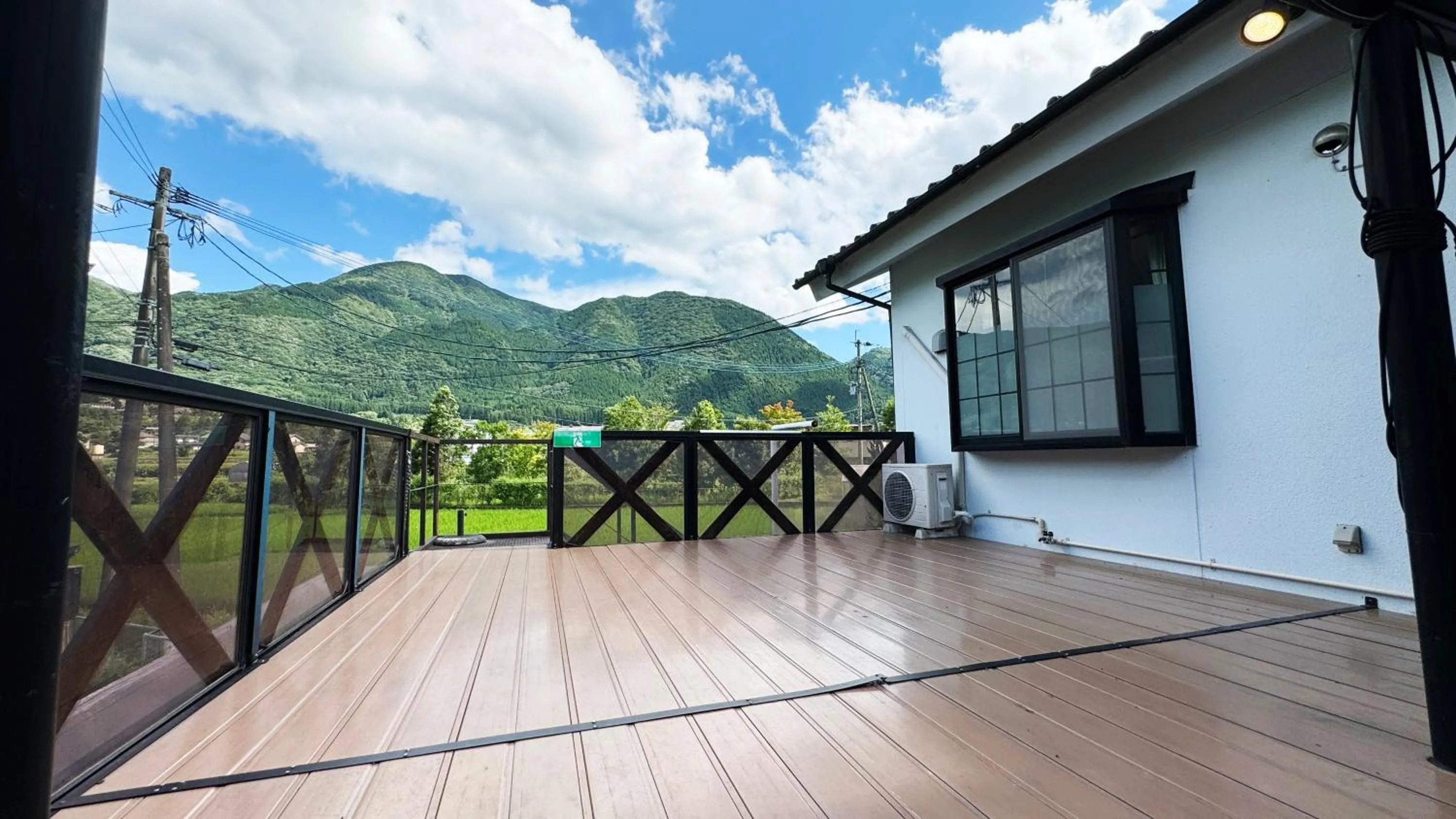 Balcony/Terrace in Yufuin Tabinokura