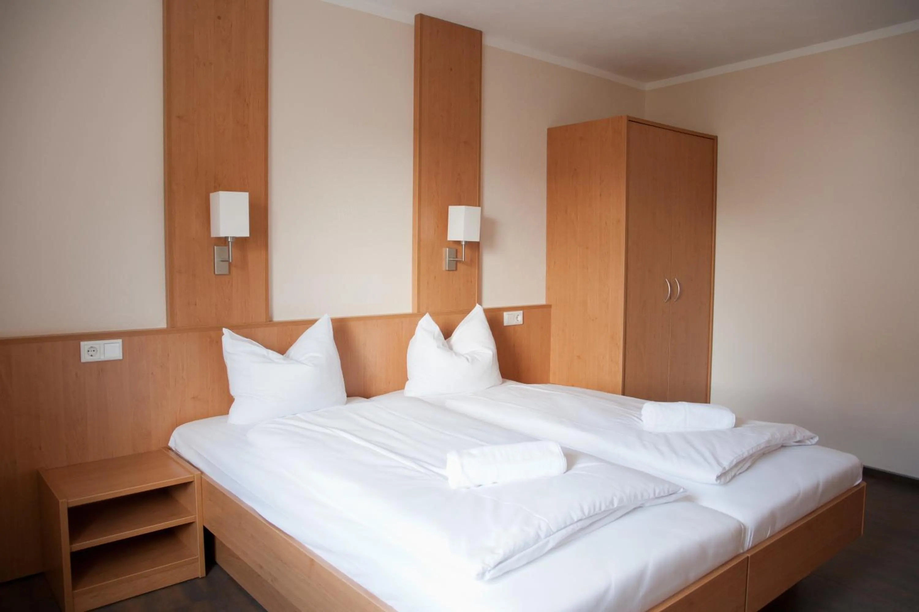 Photo of the whole room, Bed in Apartmenthaus Wesertor