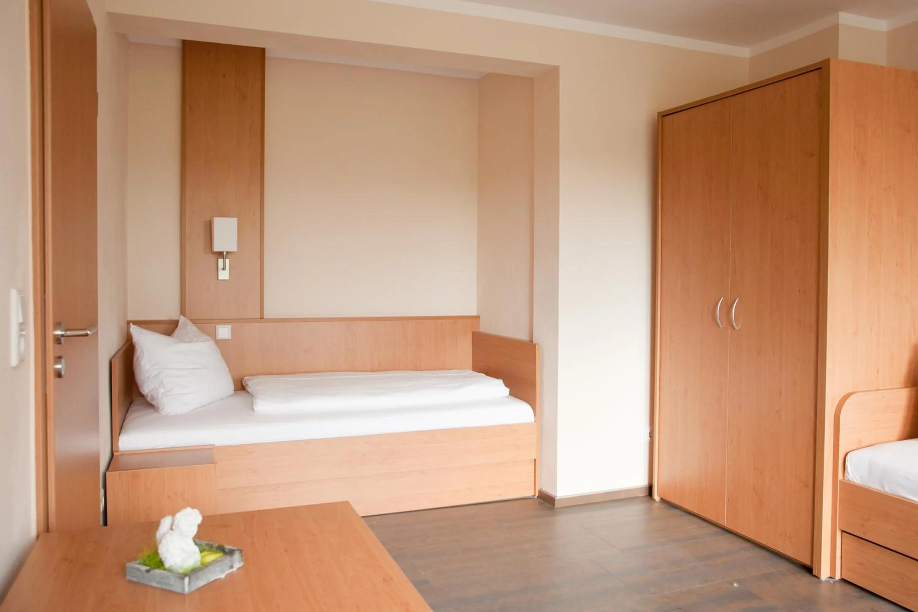 Photo of the whole room, Bed in Apartmenthaus Wesertor