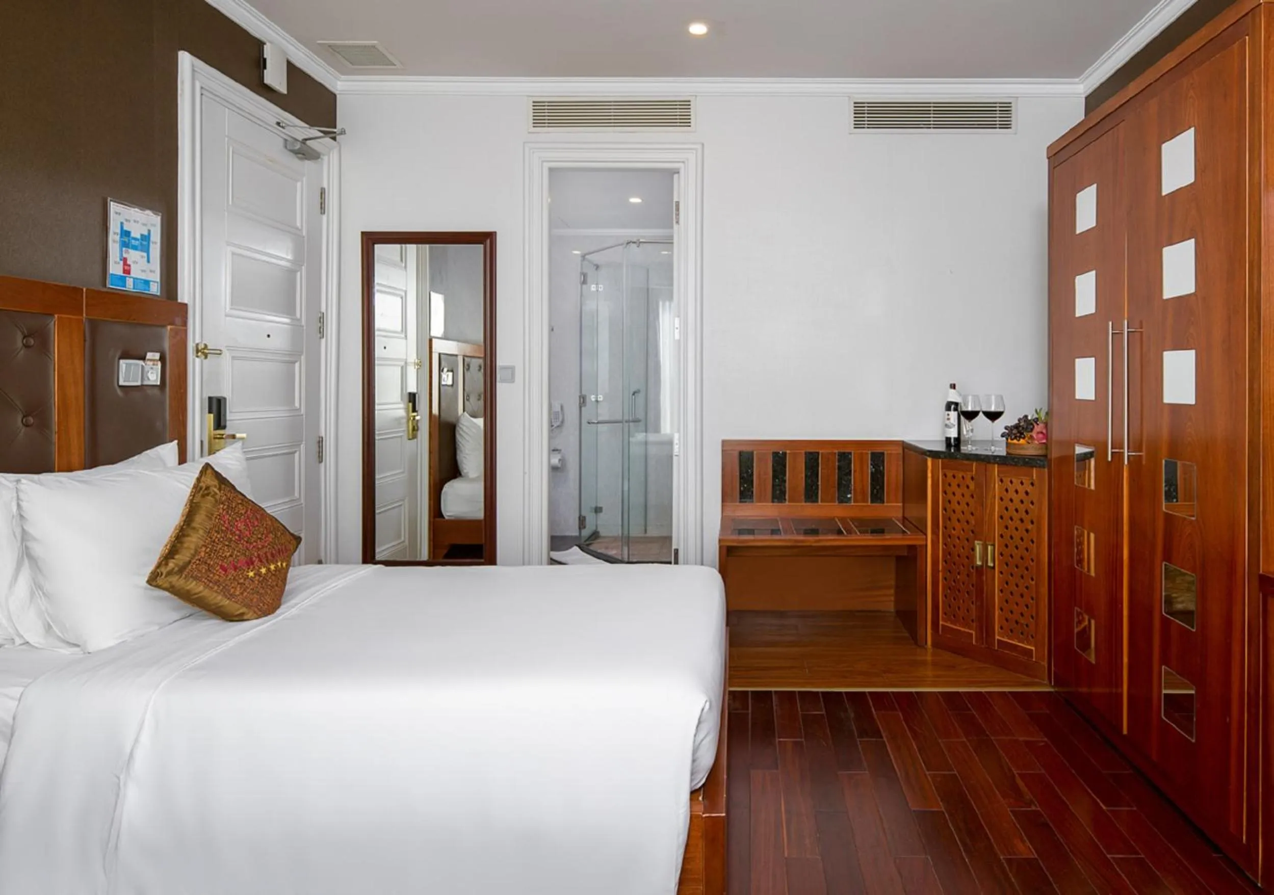 Bed in Samdi Da Nang Central Hotel