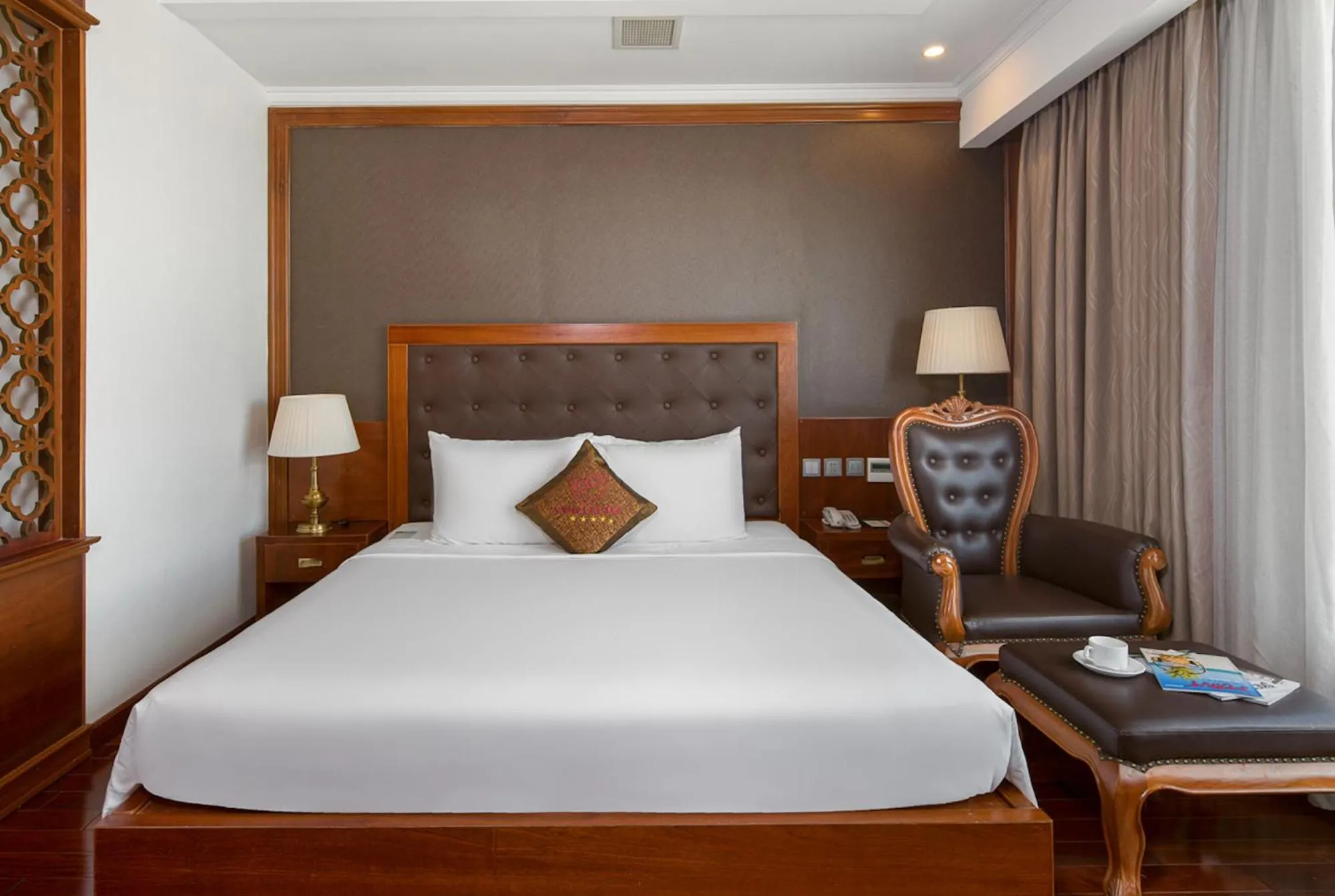 Bed in Samdi Da Nang Central Hotel