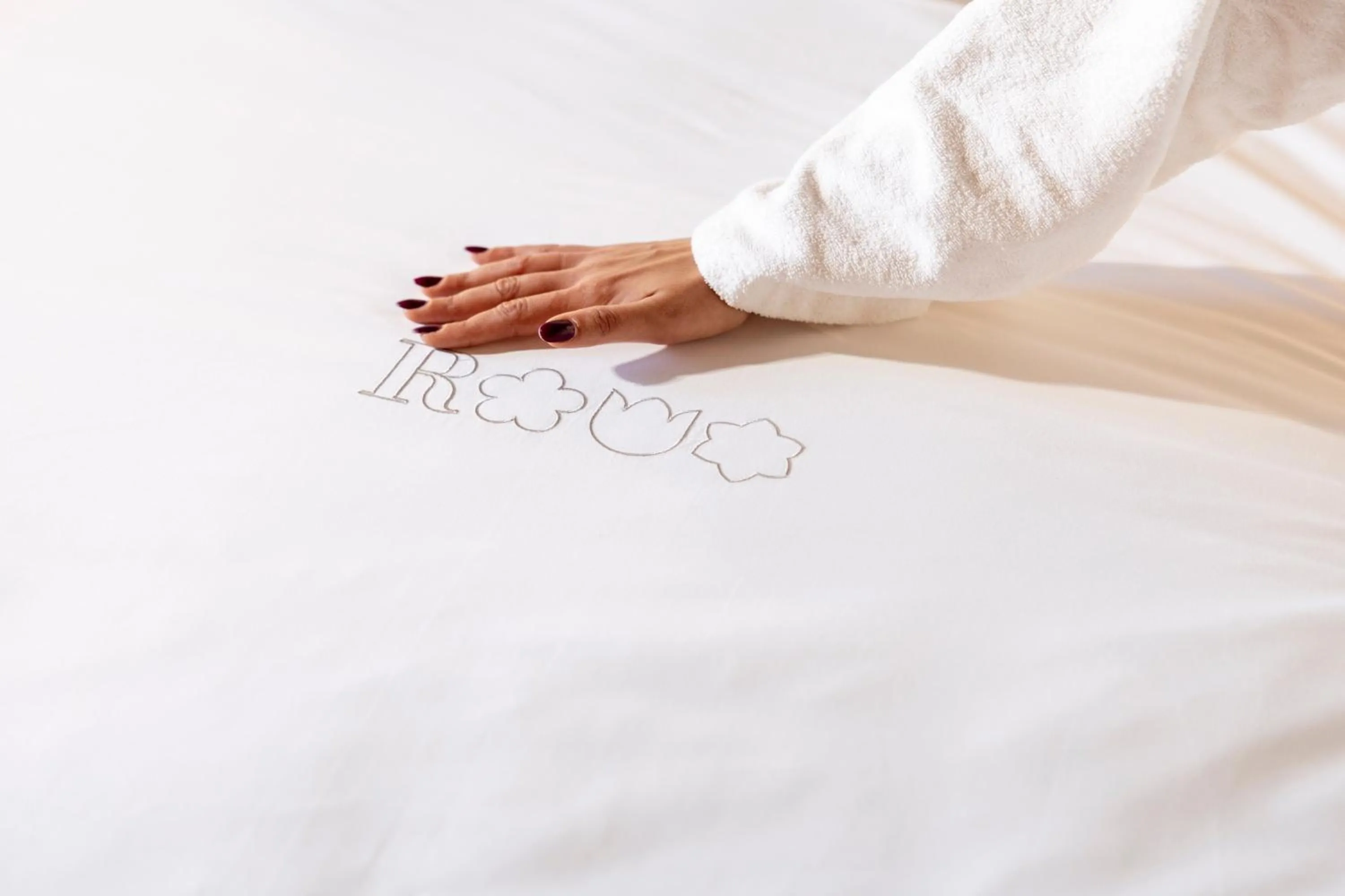 Bed in Roccafiore Wine Resort & Spa