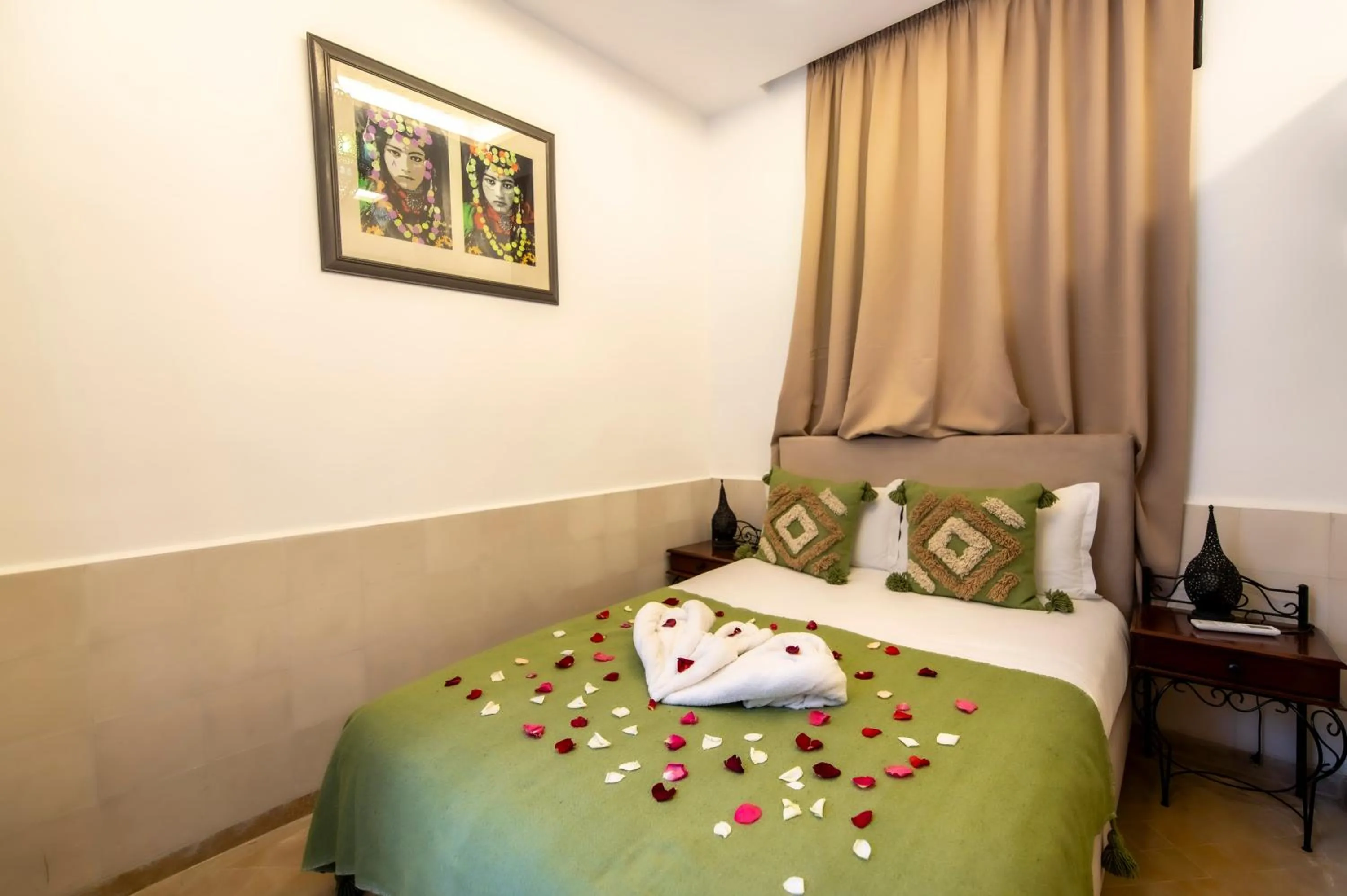 Double Room with Pool View in Riad Dar Yousra