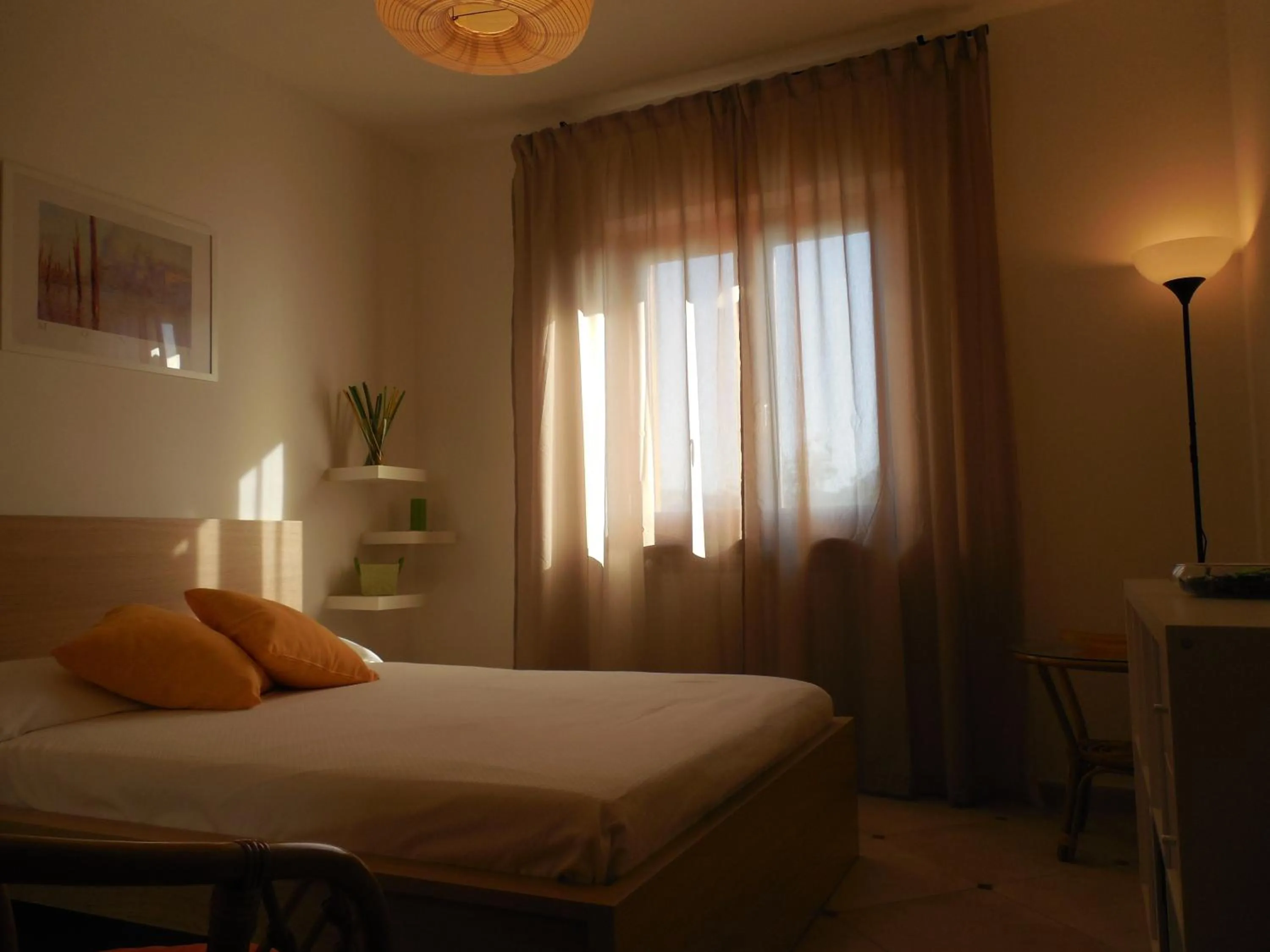 Sunset, Bed in Villa Talea