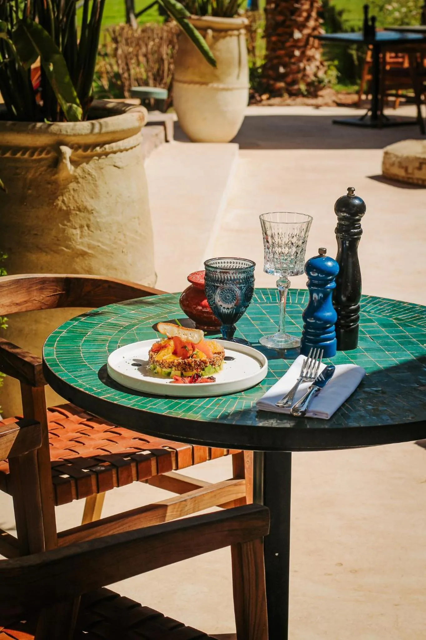 Restaurant/places to eat in Hotel & Spa La Ferme El Dar