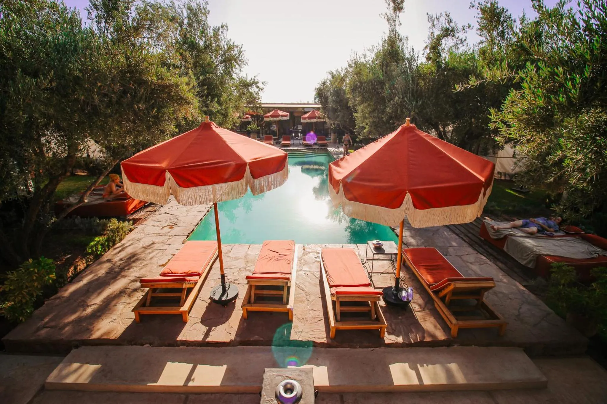 Swimming pool in Hotel & Spa La Ferme El Dar