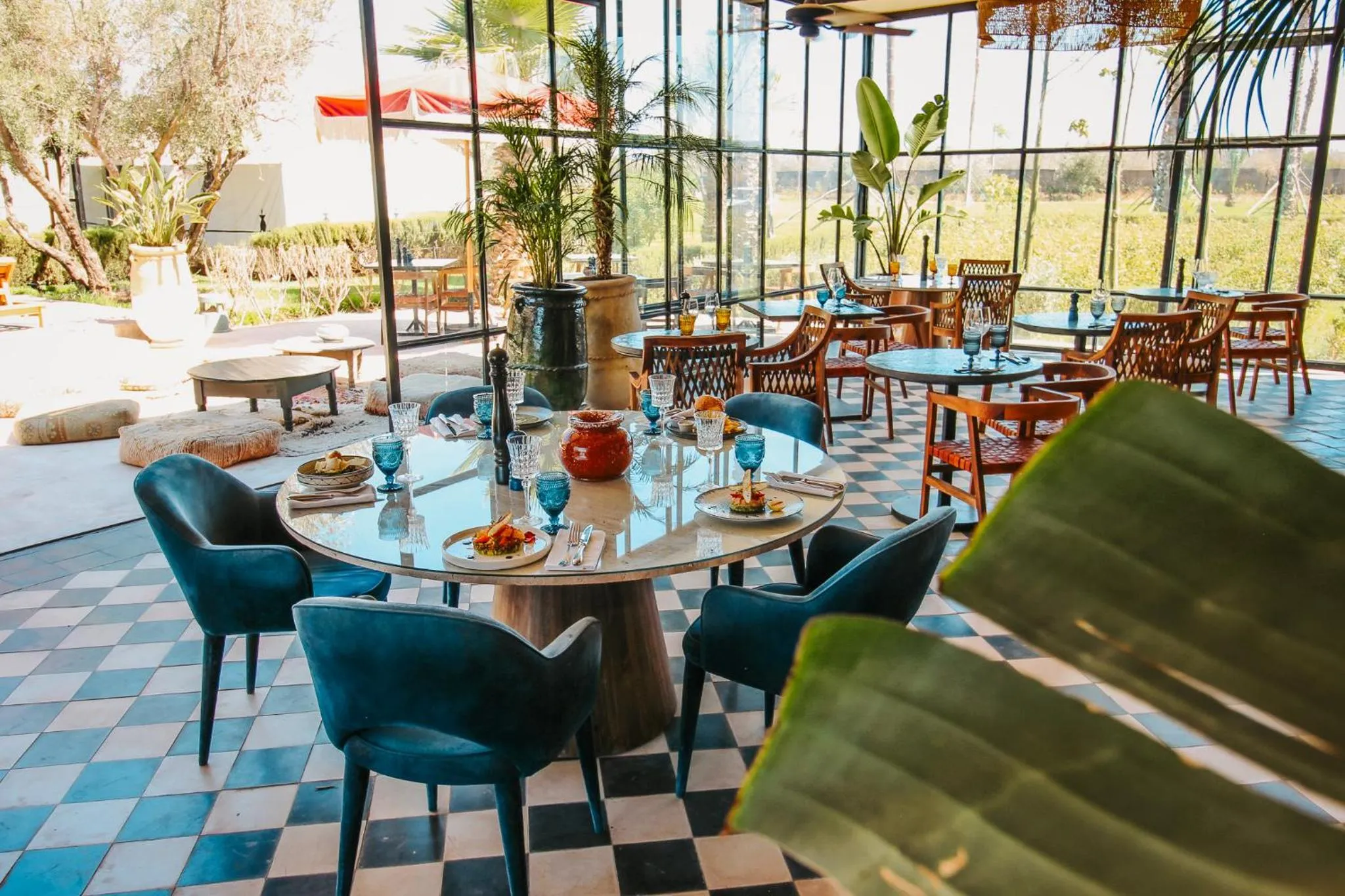 Restaurant/places to eat in Hotel & Spa La Ferme El Dar