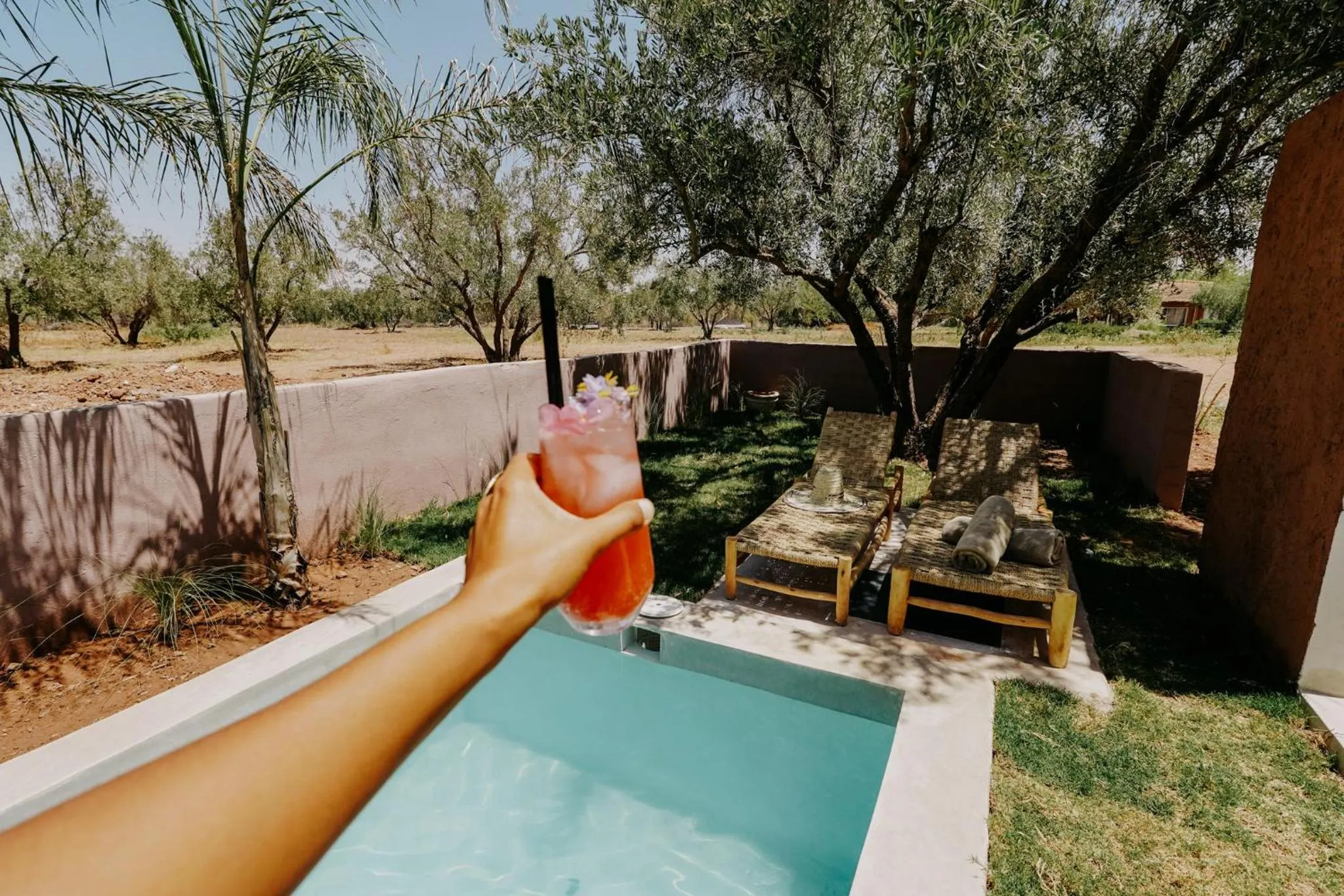 Garden in Hotel & Spa La Ferme El Dar