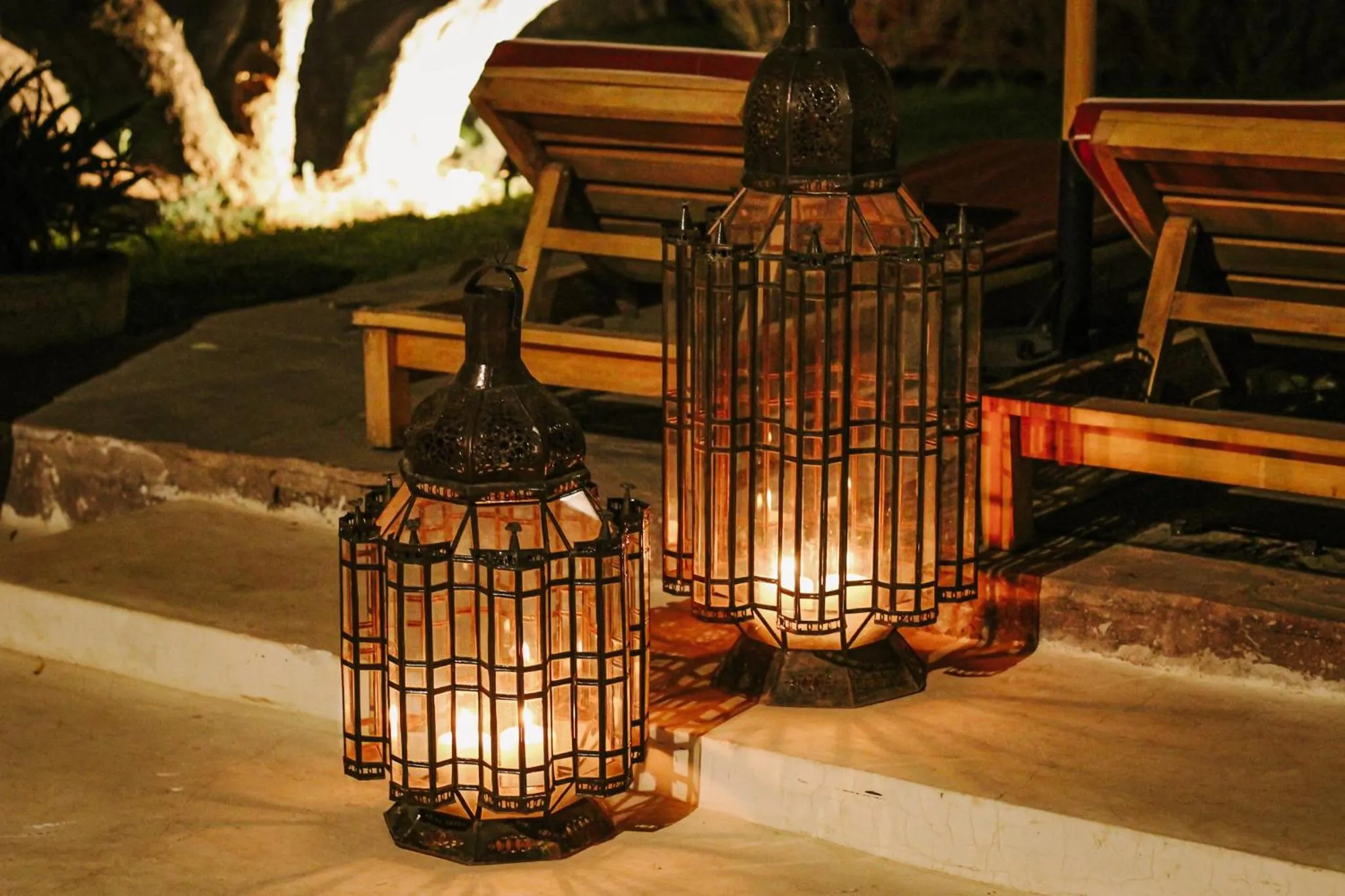 Decorative detail in Hotel & Spa La Ferme El Dar