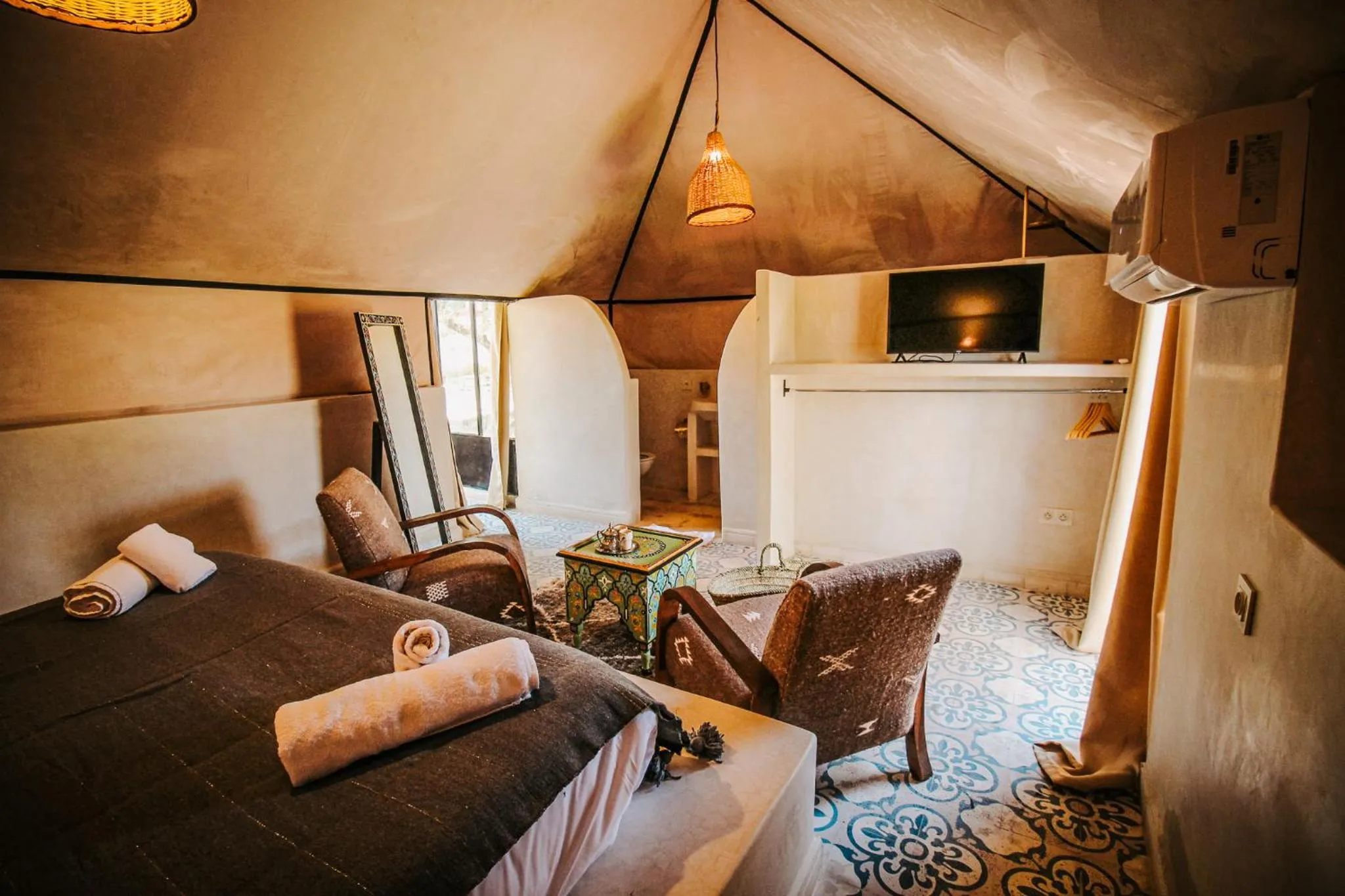 Photo of the whole room, Bed in Hotel & Spa La Ferme El Dar