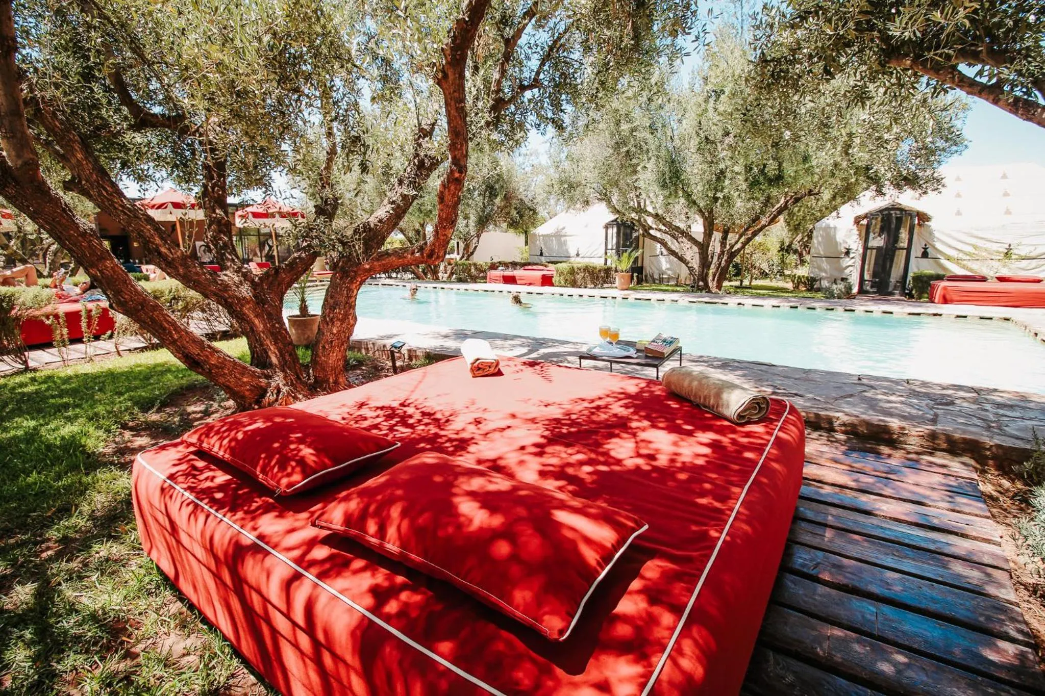 Swimming pool in Hotel & Spa La Ferme El Dar