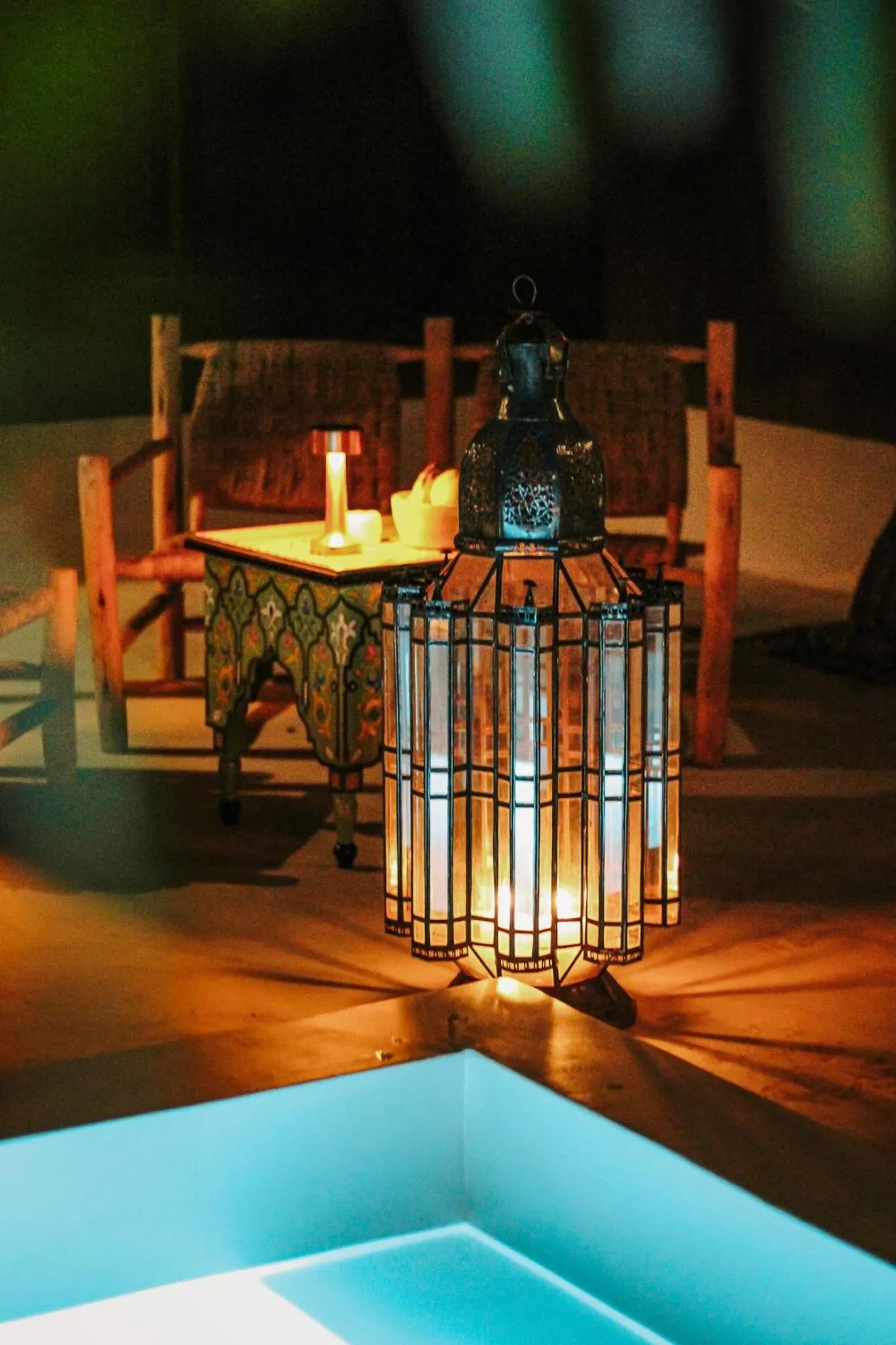 Patio in Hotel & Spa La Ferme El Dar