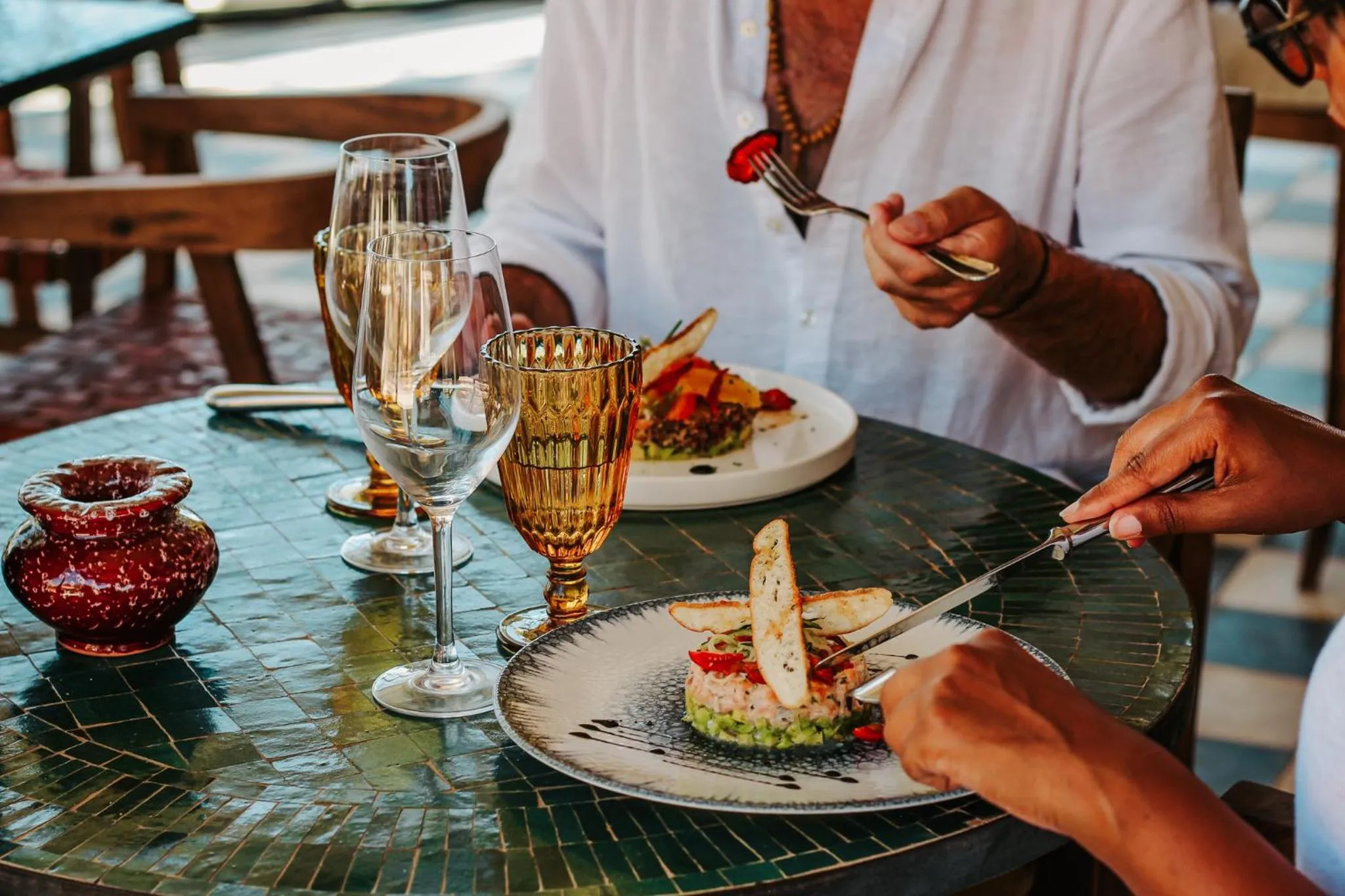 Restaurant/places to eat in Hotel & Spa La Ferme El Dar