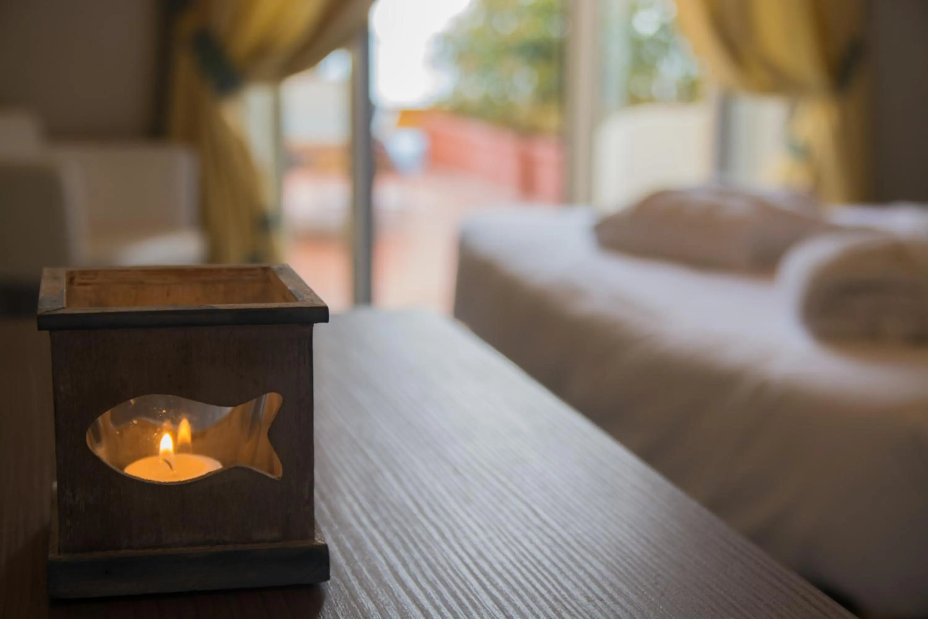 Decorative detail, Bed in Hotel Albatros Varigotti