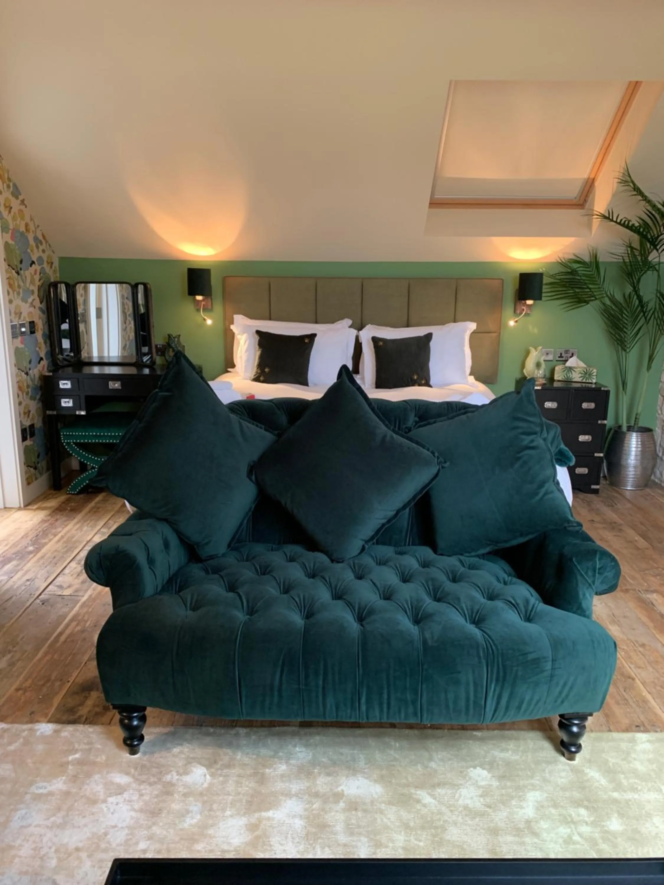 Bed in No33 THORNHAM BOUTIQUE SUITES