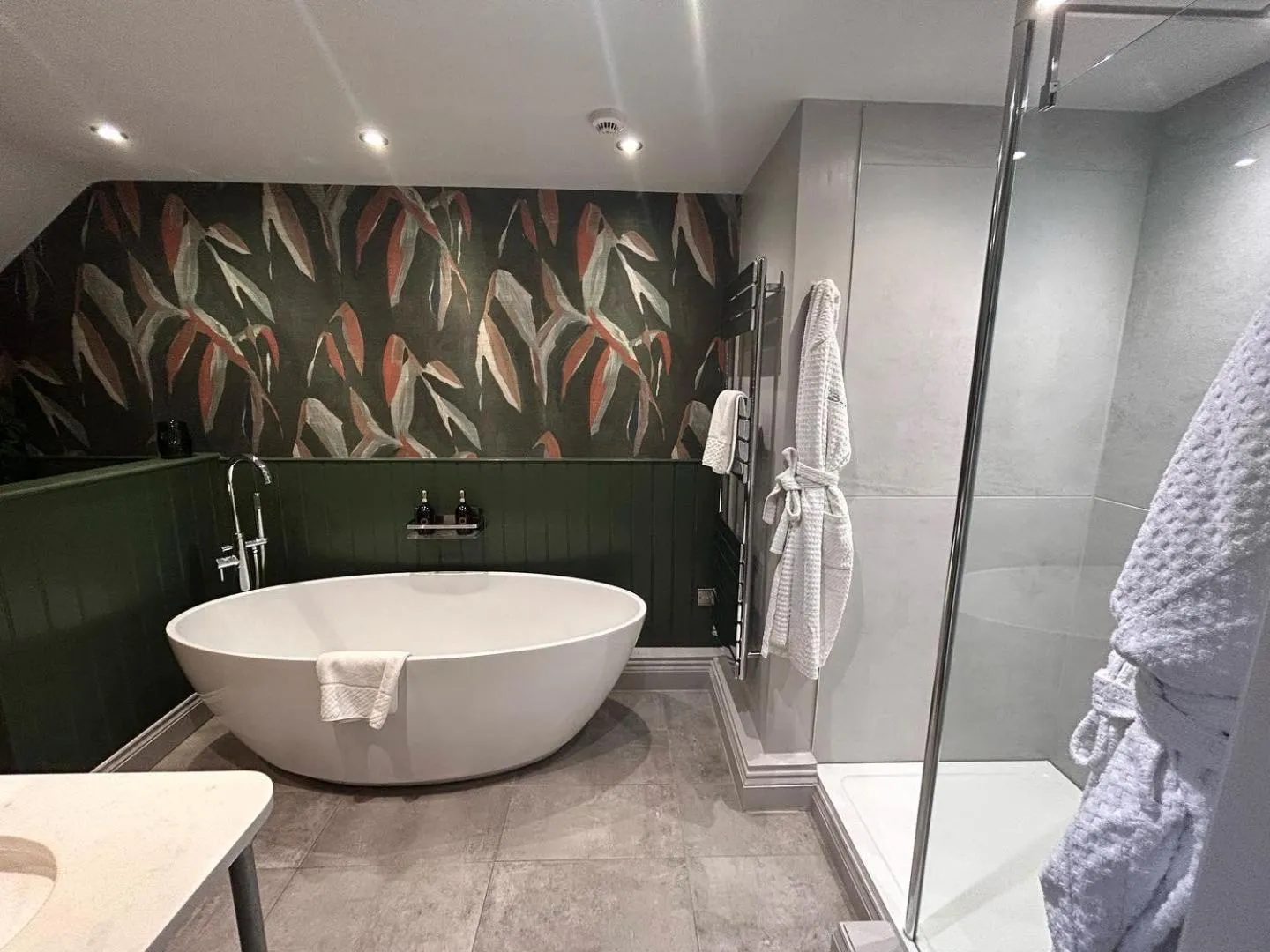Shower in No33 THORNHAM BOUTIQUE SUITES