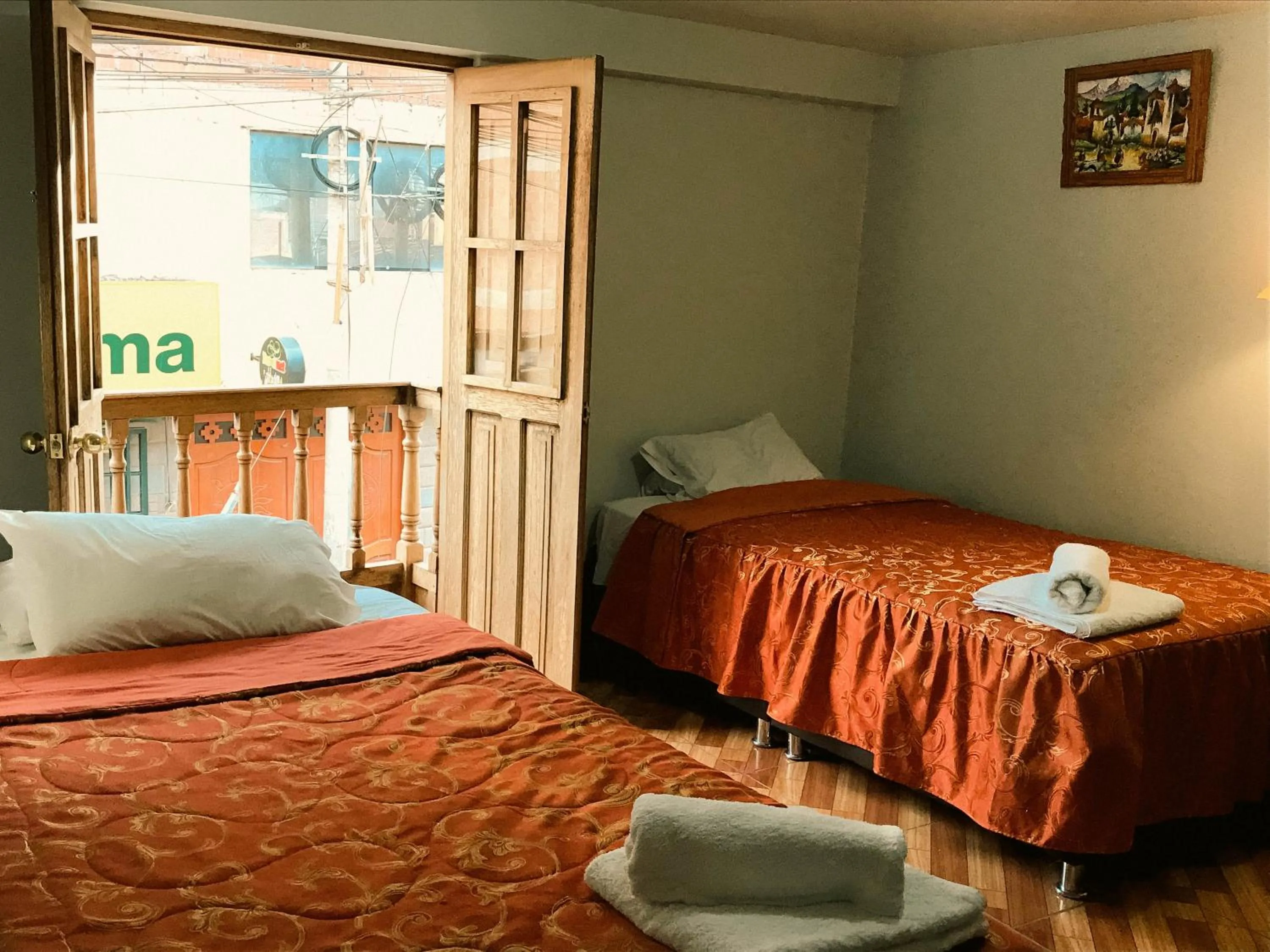 Bed in Nafis Casona Apu Linli Pisac