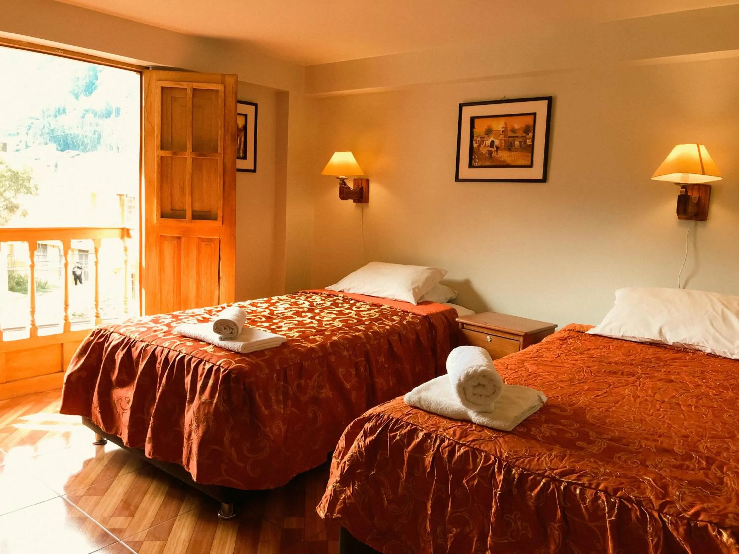 Bed in Nafis Casona Apu Linli Pisac