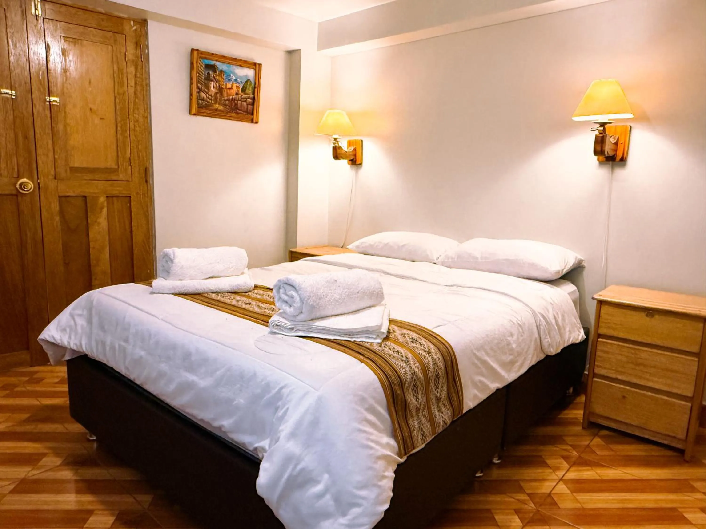 Bed in Nafis Casona Apu Linli Pisac