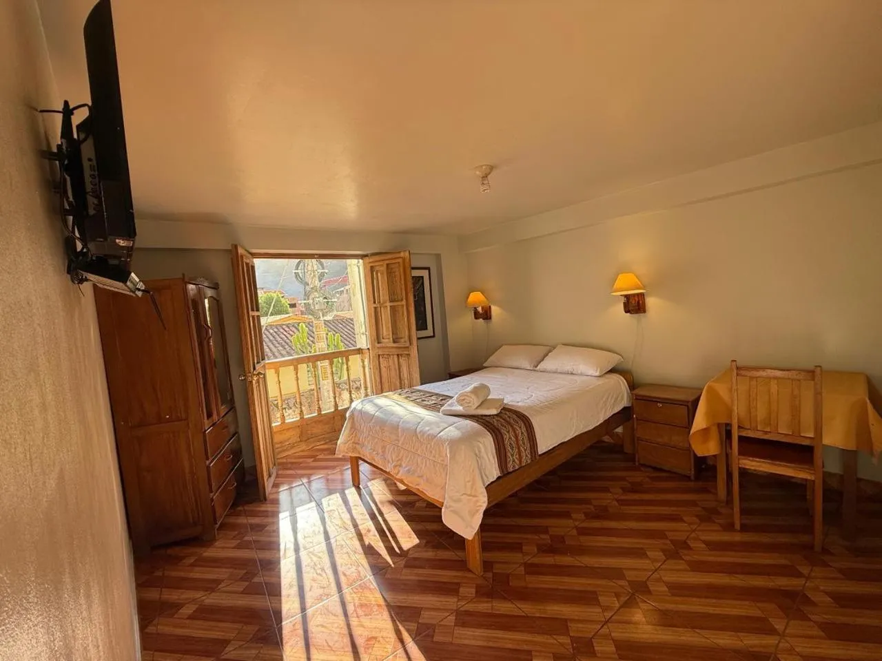 Bed in Nafis Casona Apu Linli Pisac