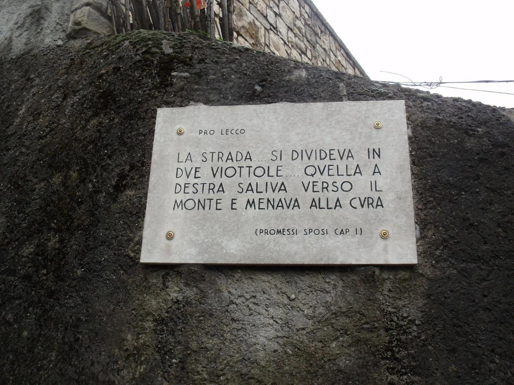 On site in La Ca' del Masenzi Massenzio's house