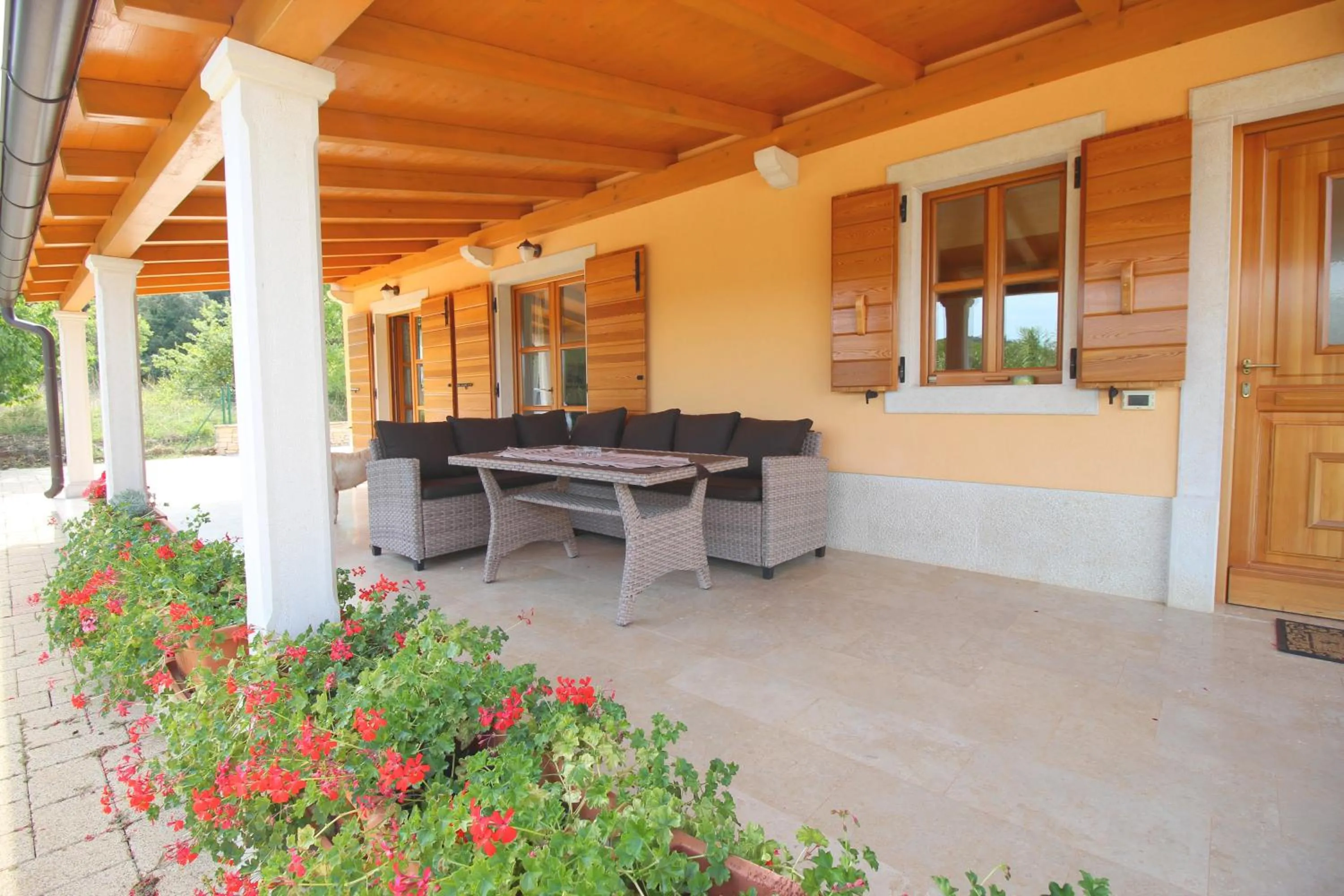 Patio in Holiday Home Valmoneda
