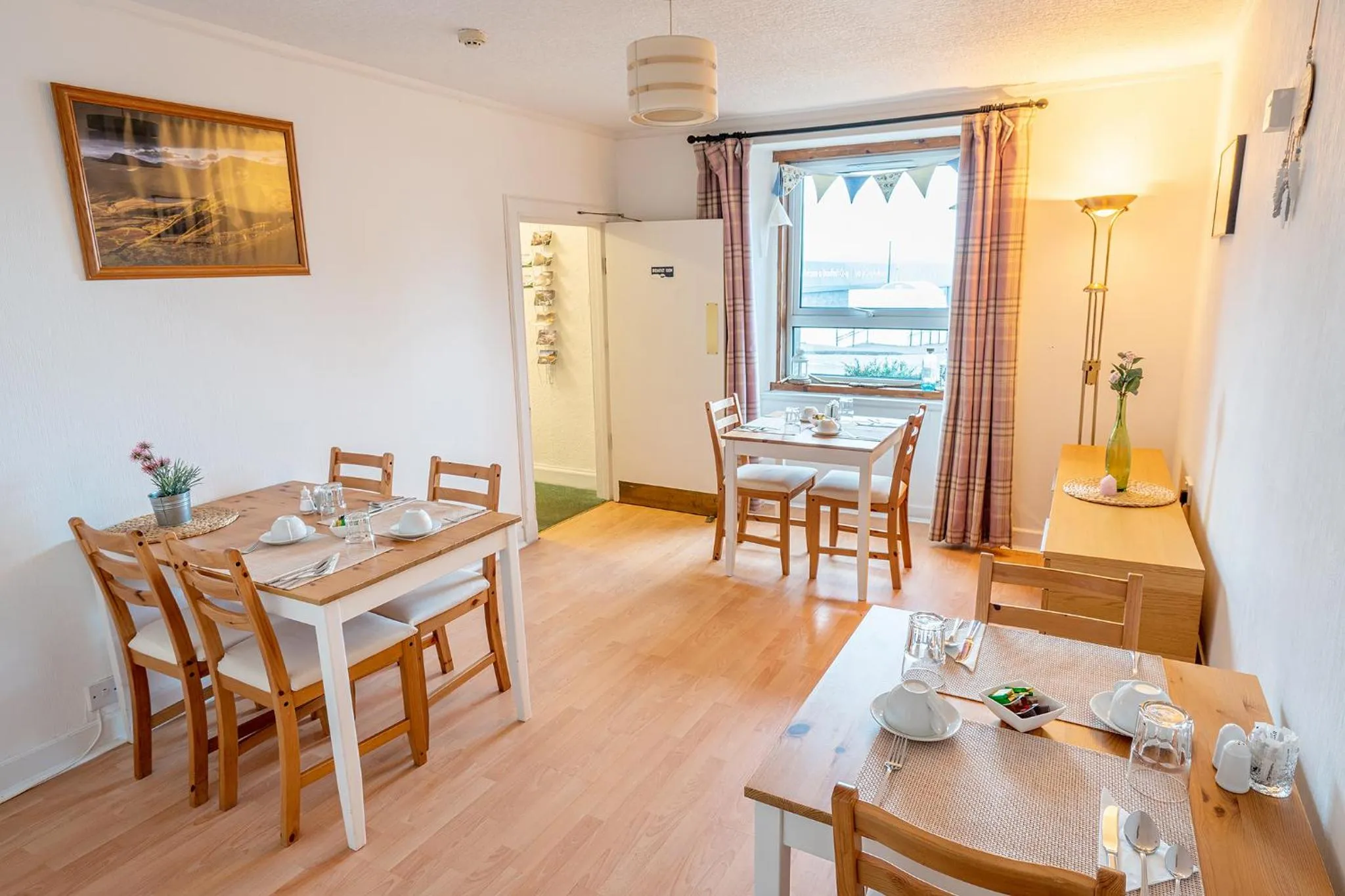 Dining area in Broadford House Skye