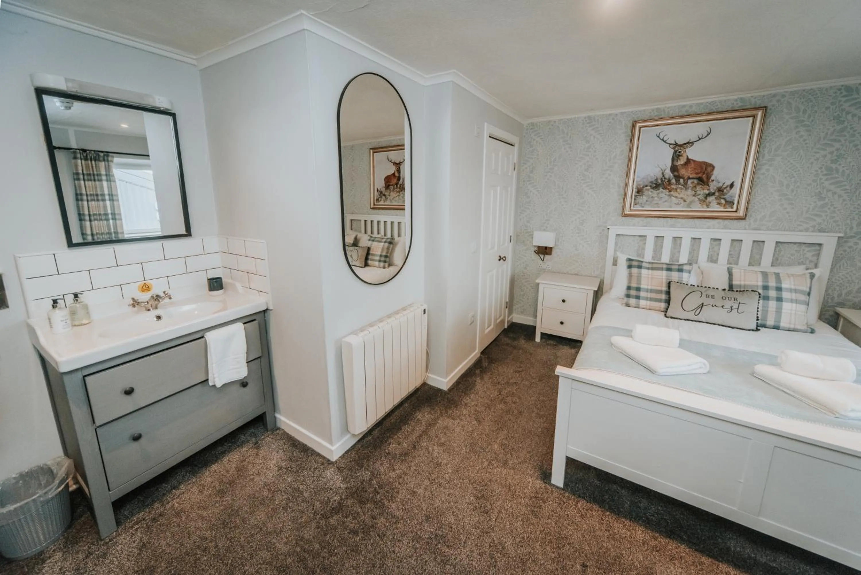 Bed in Broadford House Skye