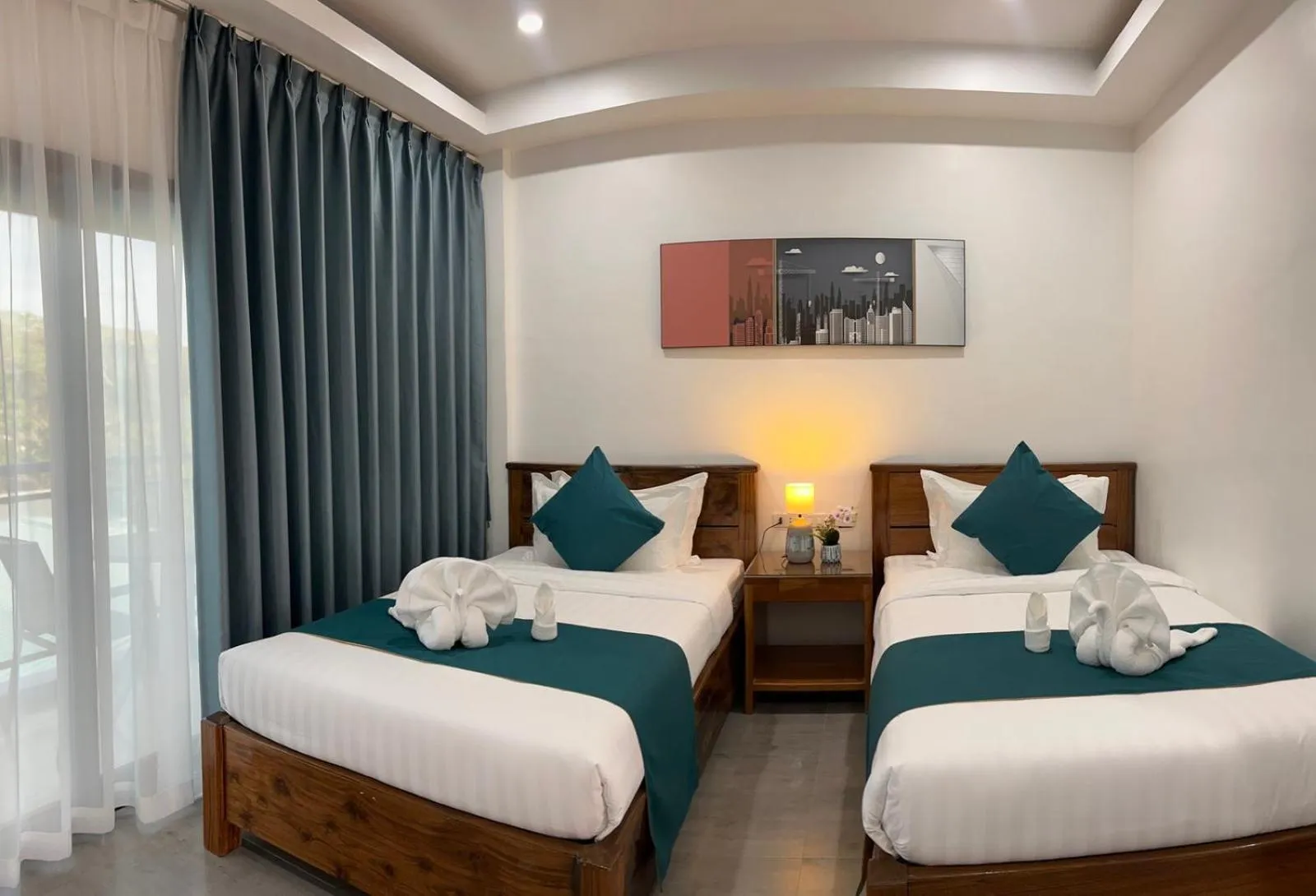 Superior Twin Room in Ocean Star Hotel Coron
