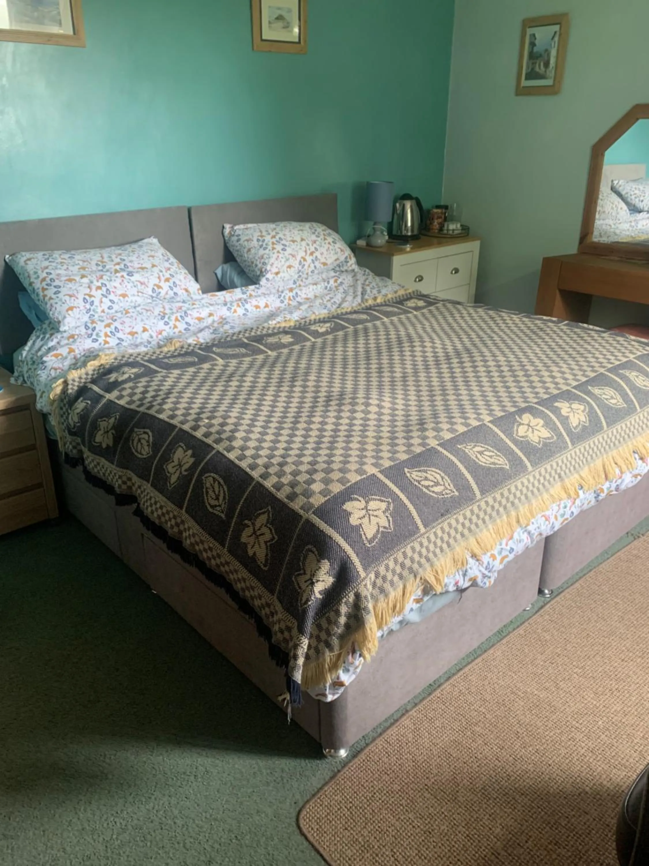 Bed in Heathergate Cottage Dartmoor BnB