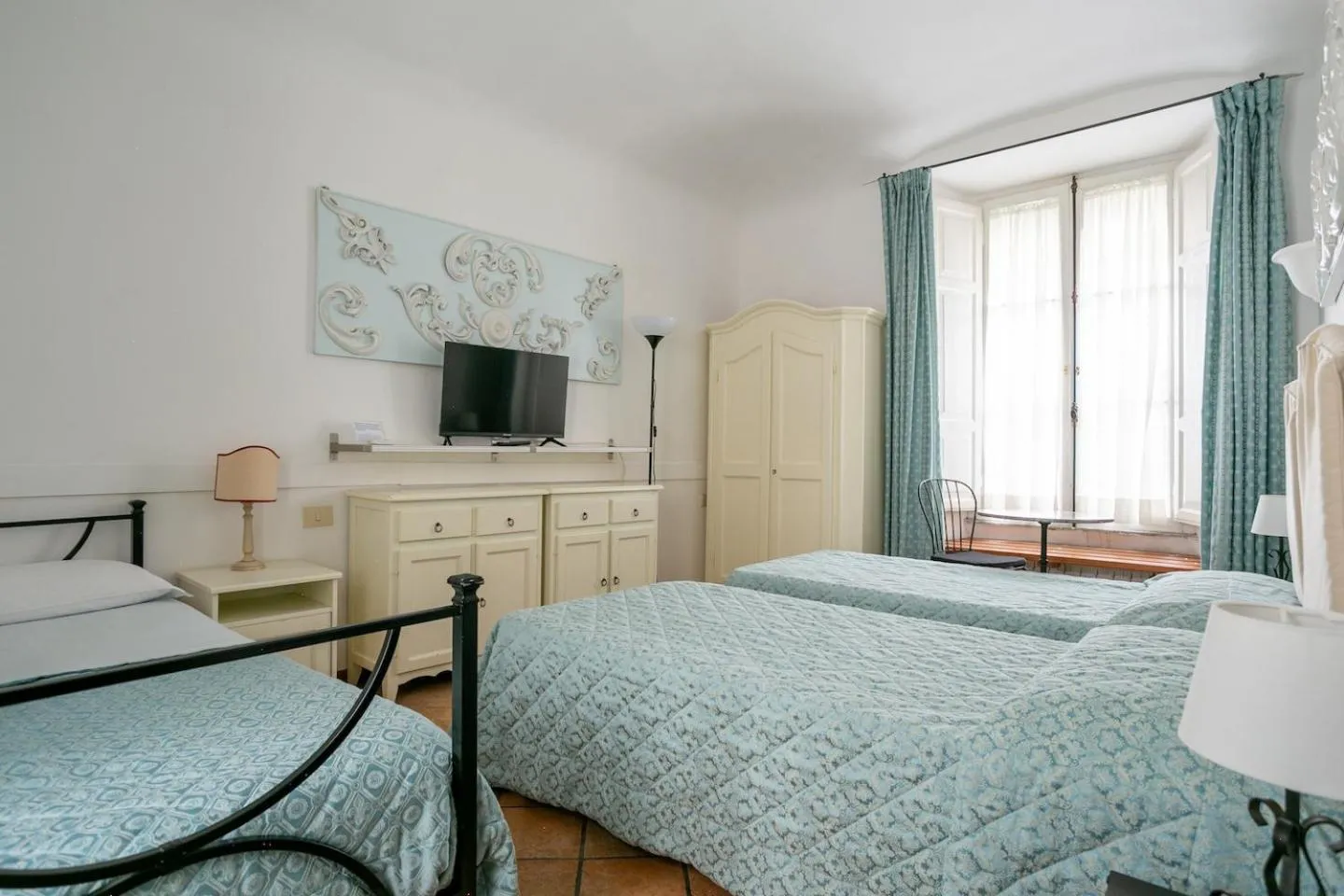 Bed in Scipioni Suites