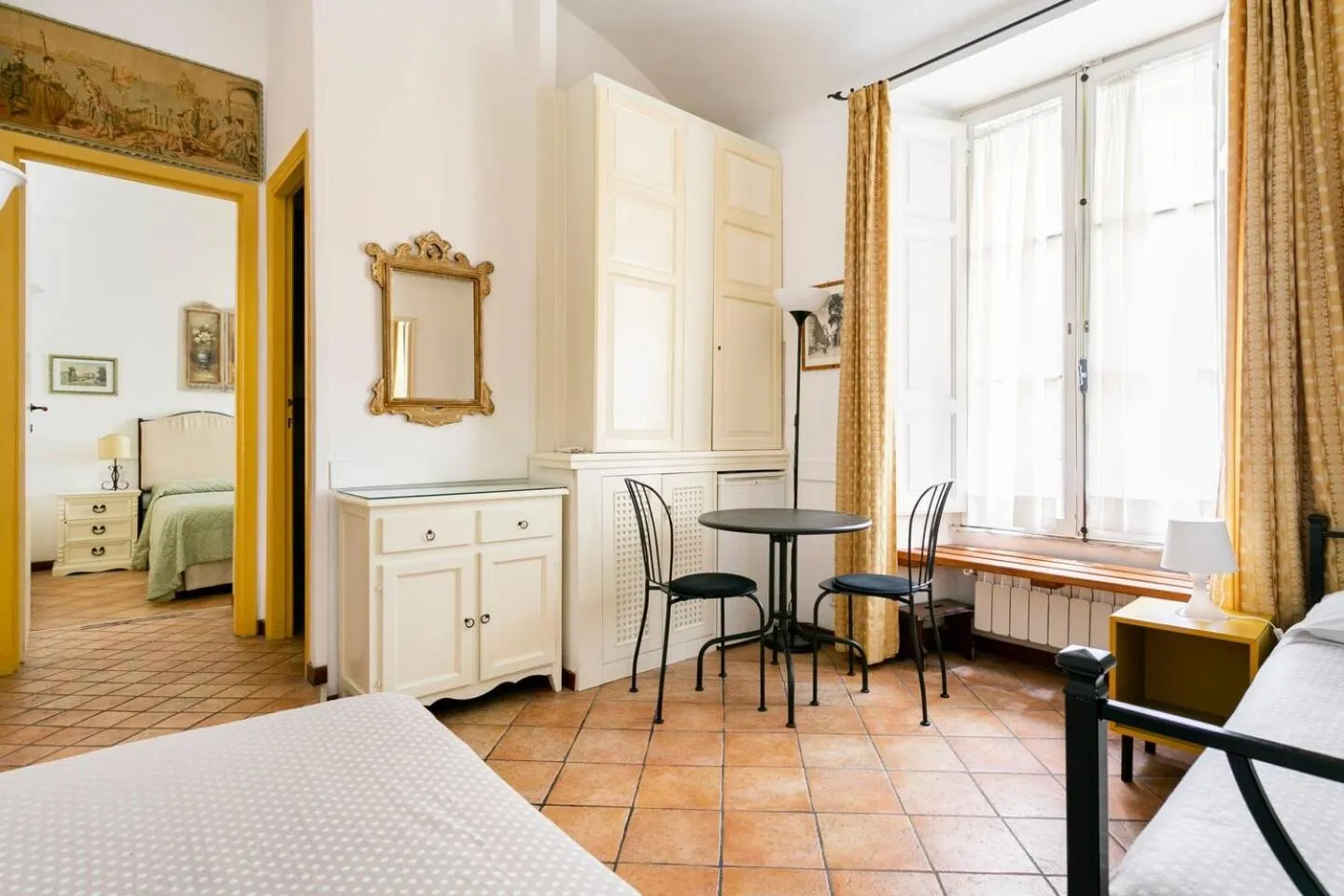 Bed in Scipioni Suites