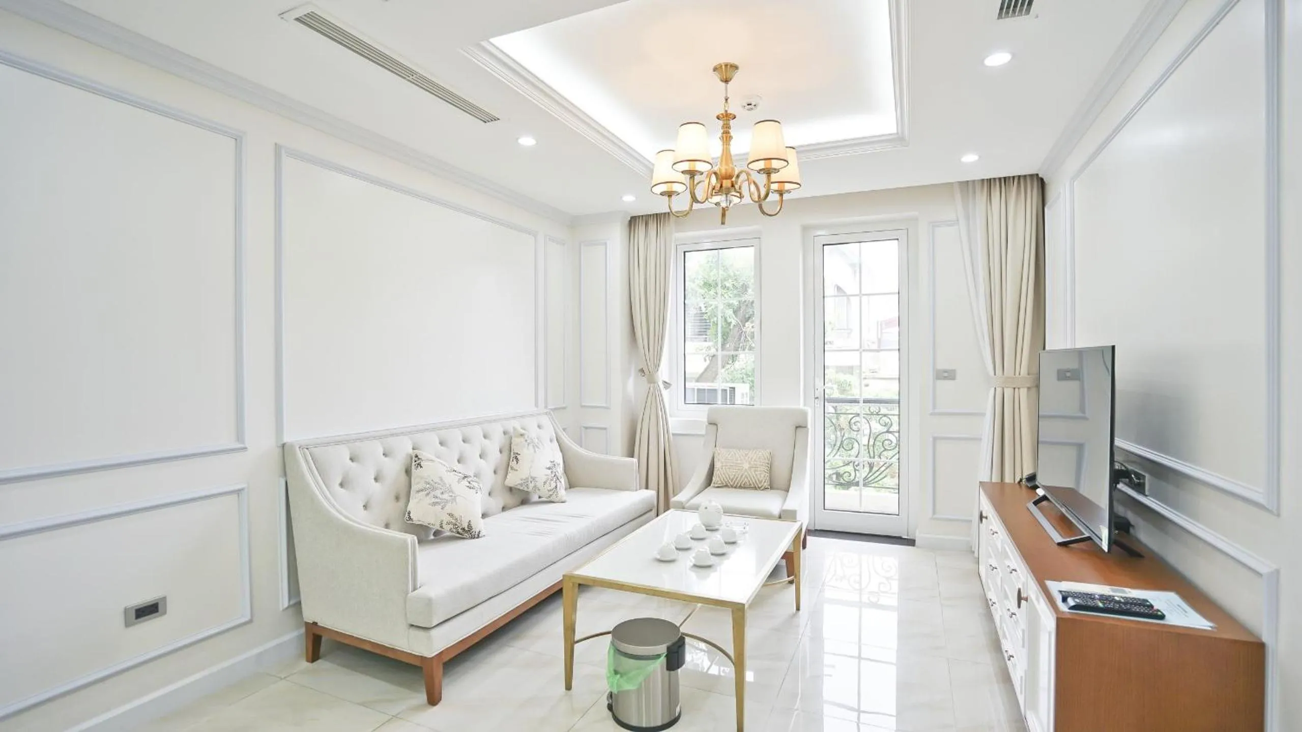 Living room in Luxe Paradise Residence 79 Nguyen Du