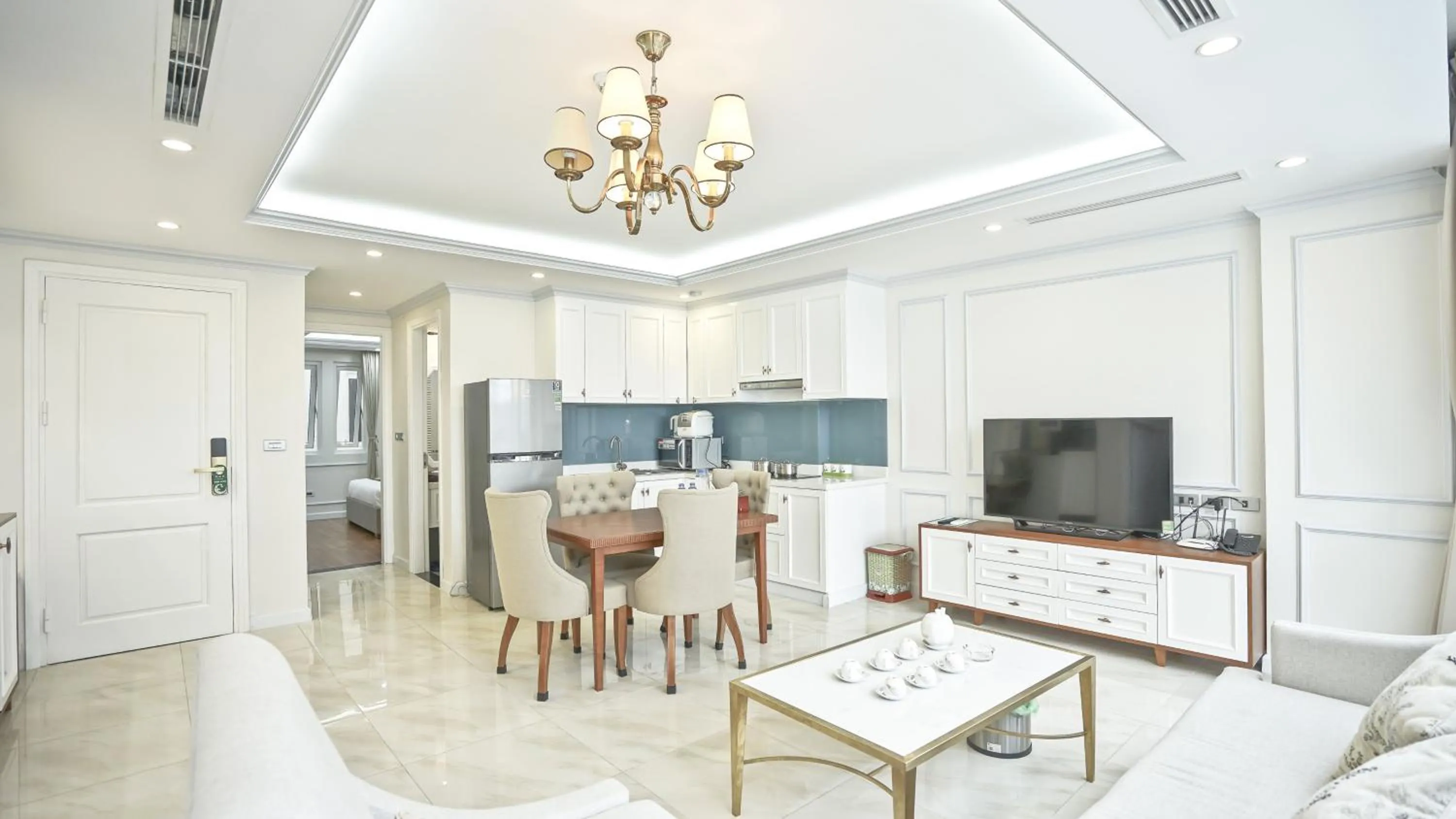 Living room in Luxe Paradise Residence 79 Nguyen Du