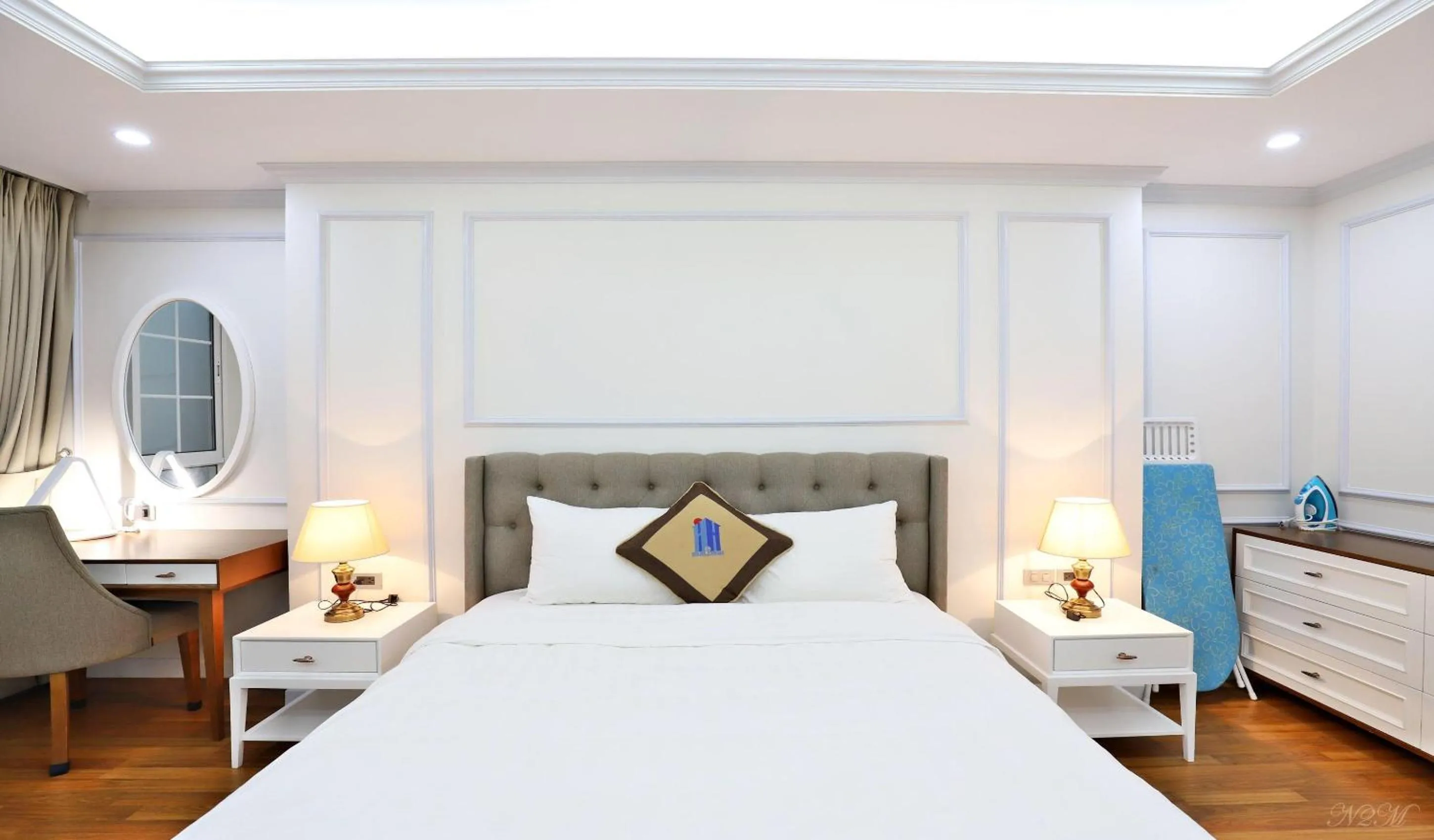 Bed in Luxe Paradise Residence 79 Nguyen Du