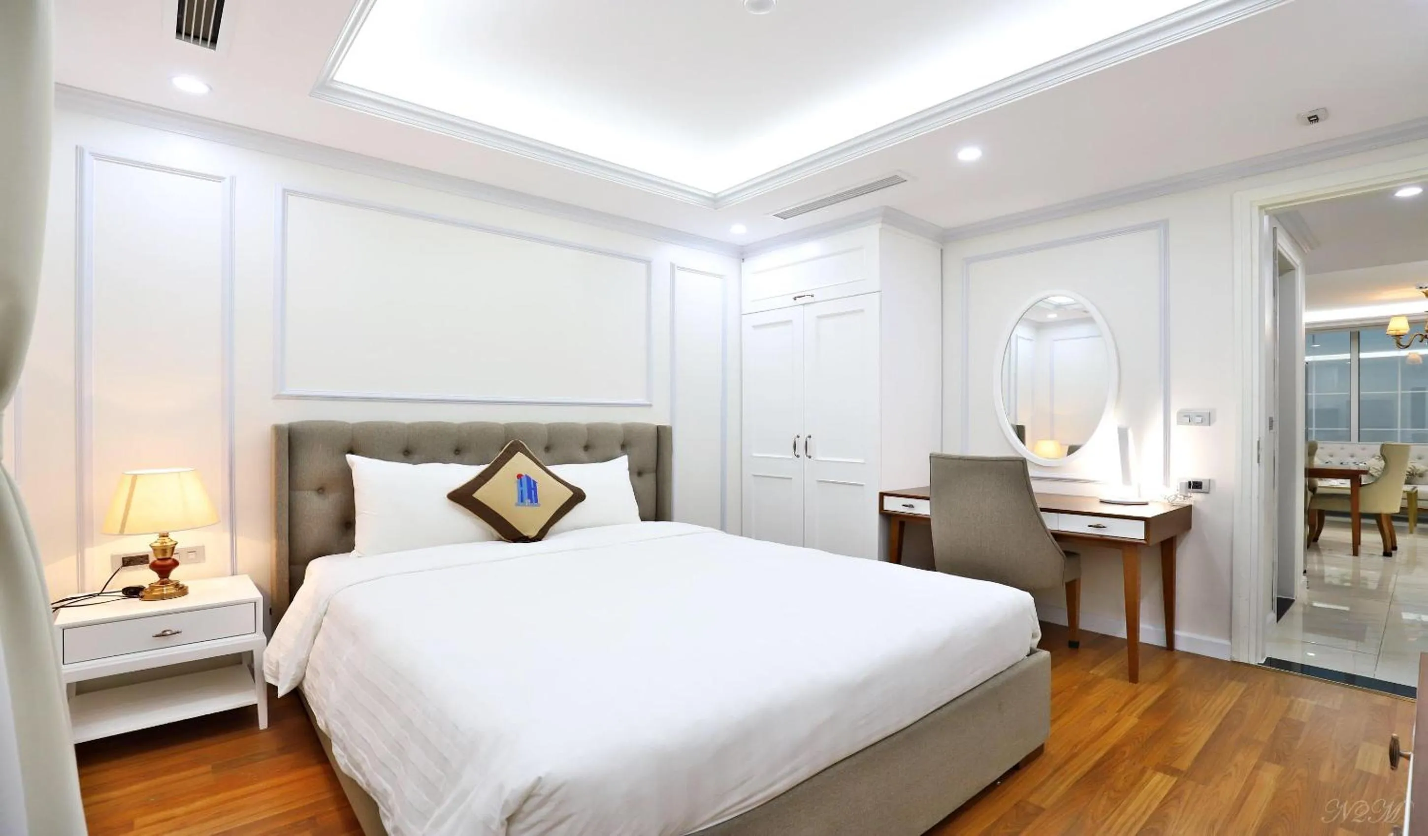Bedroom, Bed in Luxe Paradise Residence 79 Nguyen Du