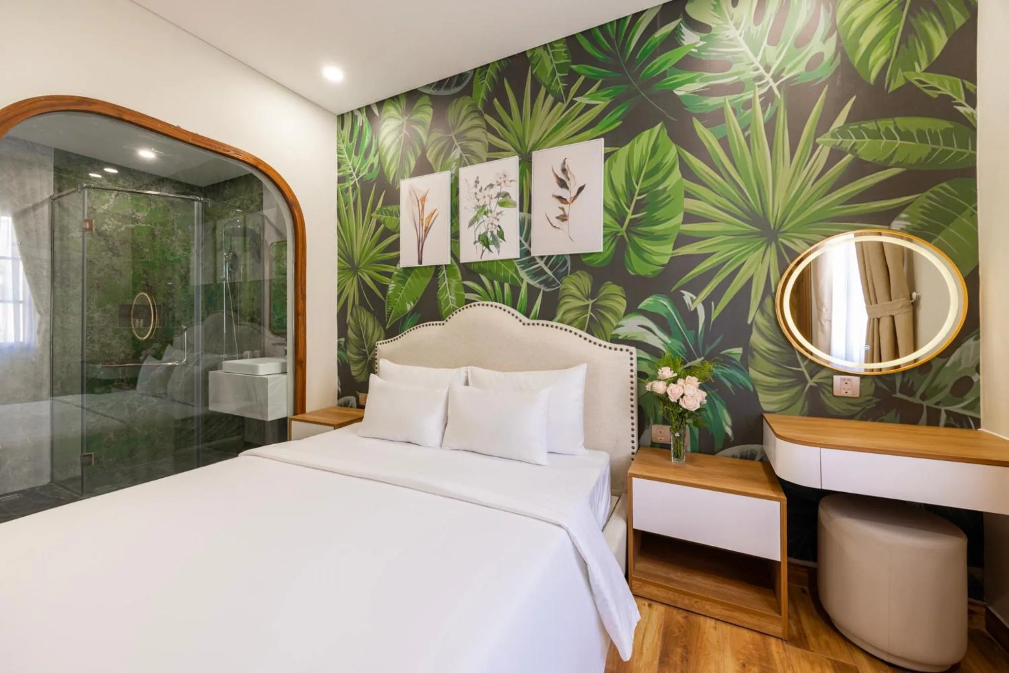 Bed in Sarah Hotel Halal Restaurant Phu Quoc